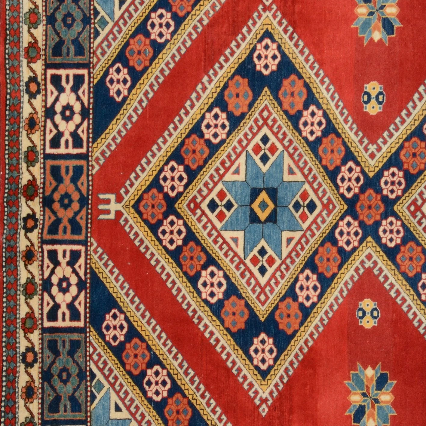 Kazak Pakistani Rug 175 × 179 cm in Wool, hand-knotted - Image 4
