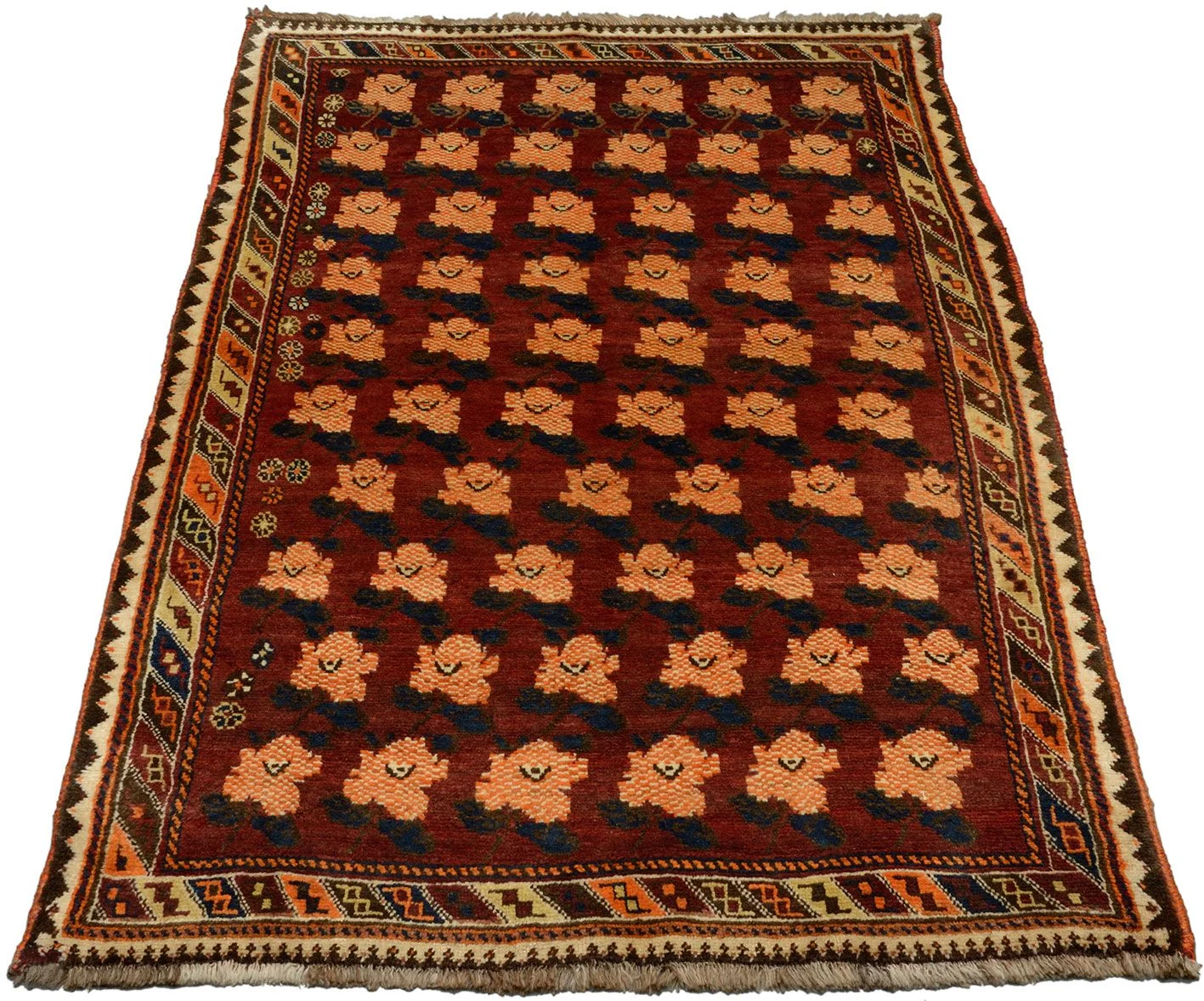 Alternative view of Wool Afshar Persian Rug 130 × 180 cm, hand-knotted