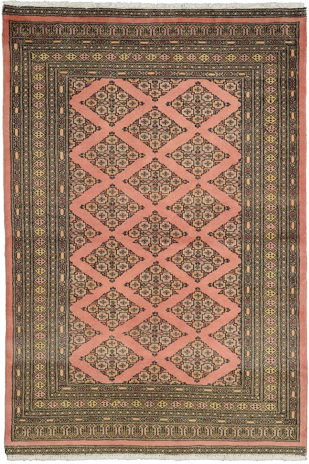 Wool Pakistani Rug 123 × 182 cm, hand-knotted