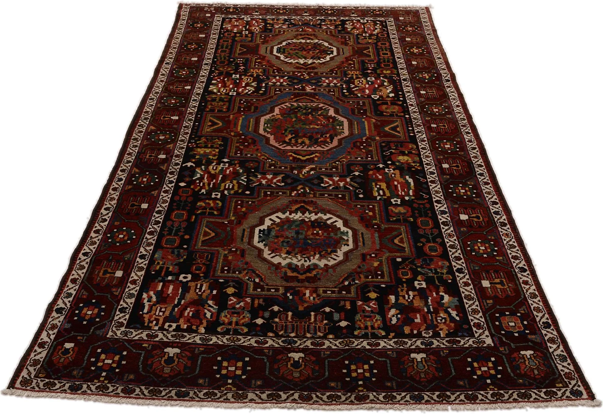 Alternative view of Hand-Knotted Hosseinabad Persian Rug, 163 × 320 cm, Wool