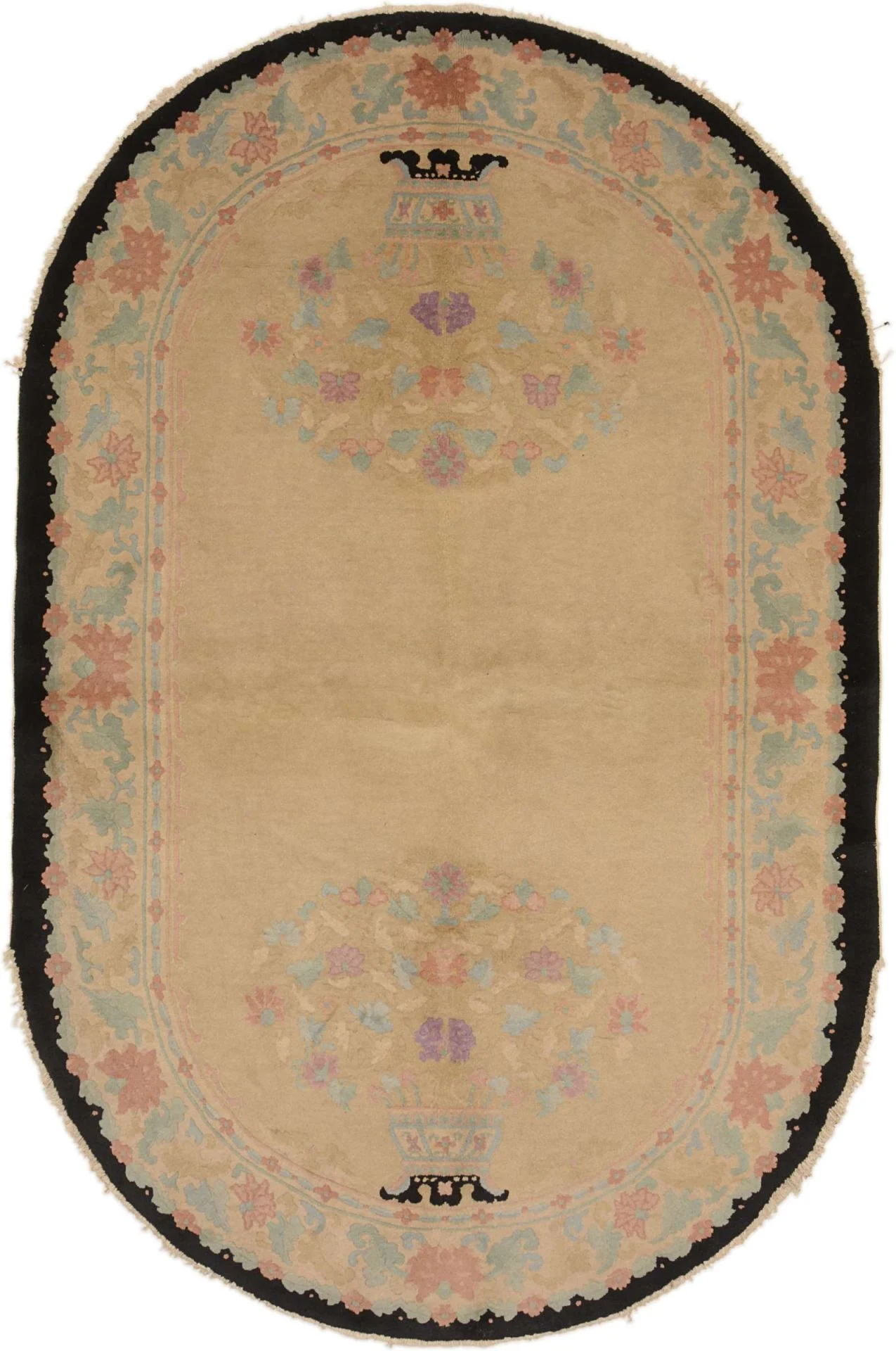 Hand-Knotted Peking Chinese Rug, 155 × 245 cm, Wool