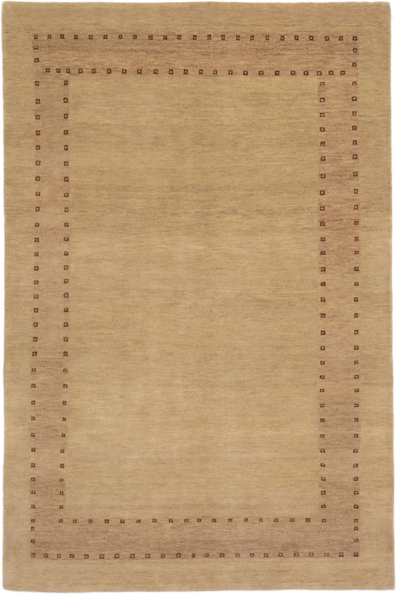 Wool Loribaft Indian Rug 122 × 184 cm, hand-knotted
