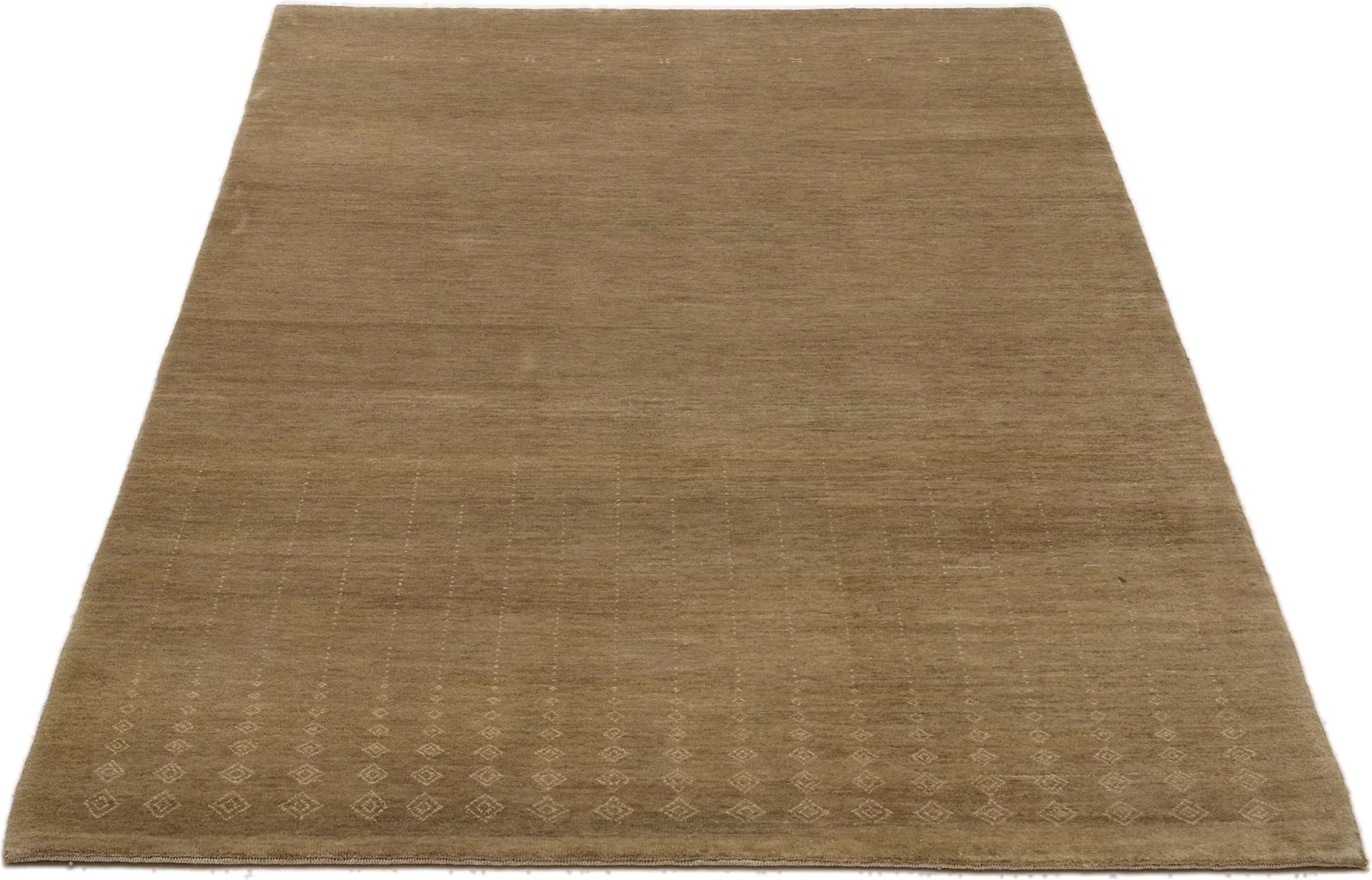 Alternative view of Hand-Knotted Loribaft Indian Rug, 128 × 187 cm, Wool