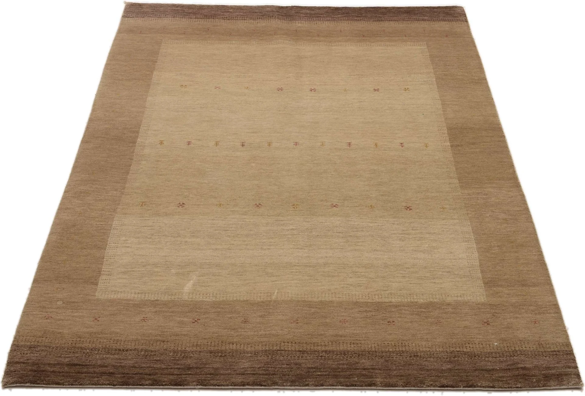 Alternative view of Wool Loribaft Indian Rug 122 × 181 cm, hand-knotted