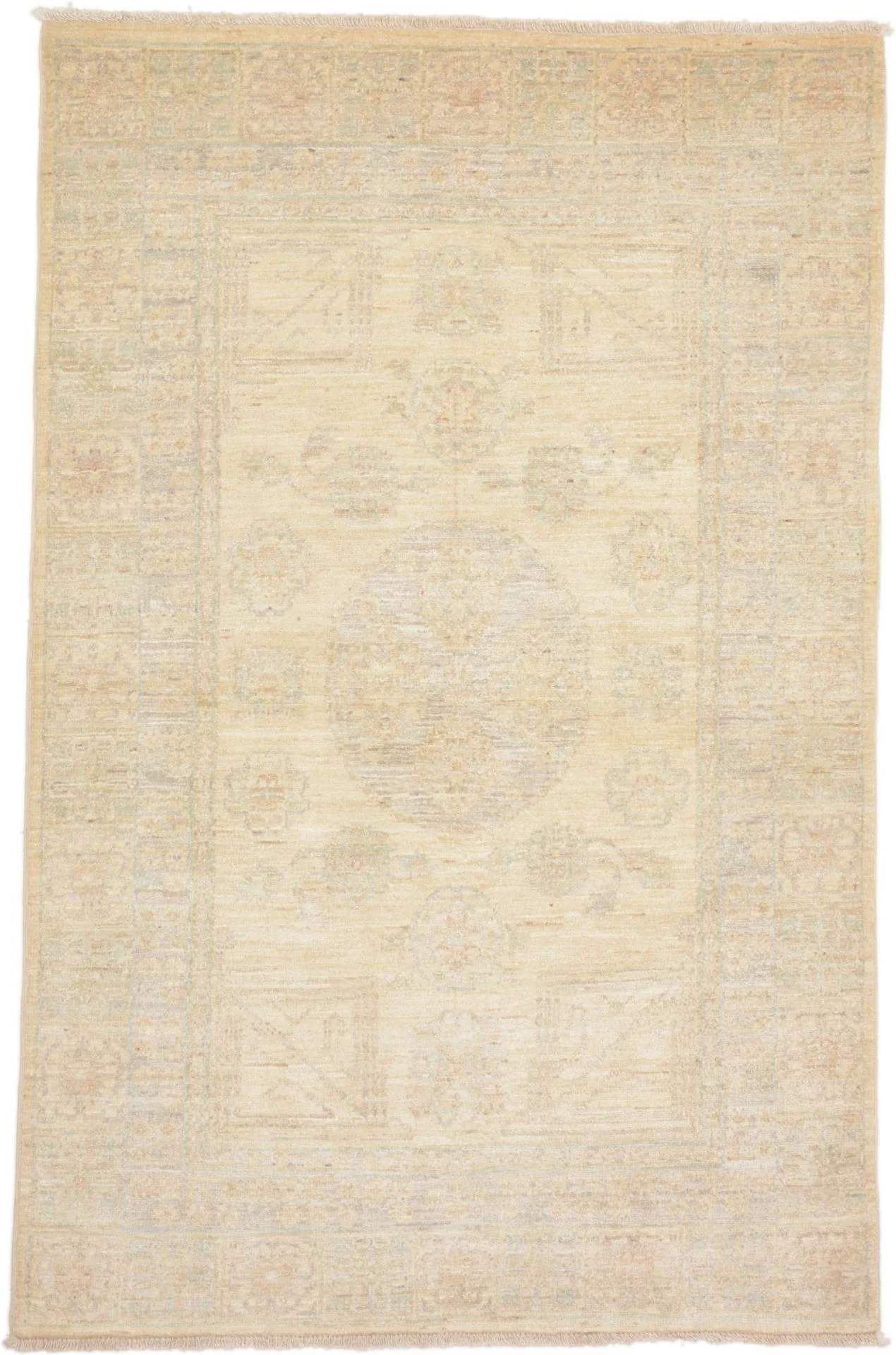 Ziegler Pakistani Rug 116 × 180 cm in Wool, hand-knotted