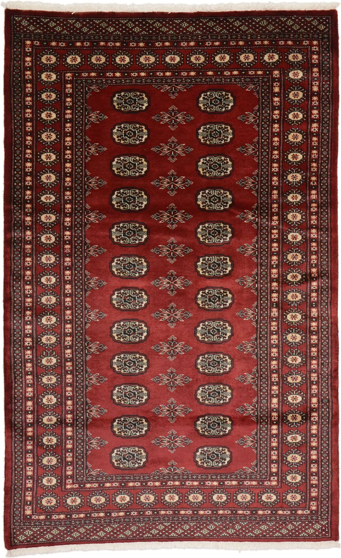 Hand-Knotted Pakistani Rug, 124 × 200 cm, Wool