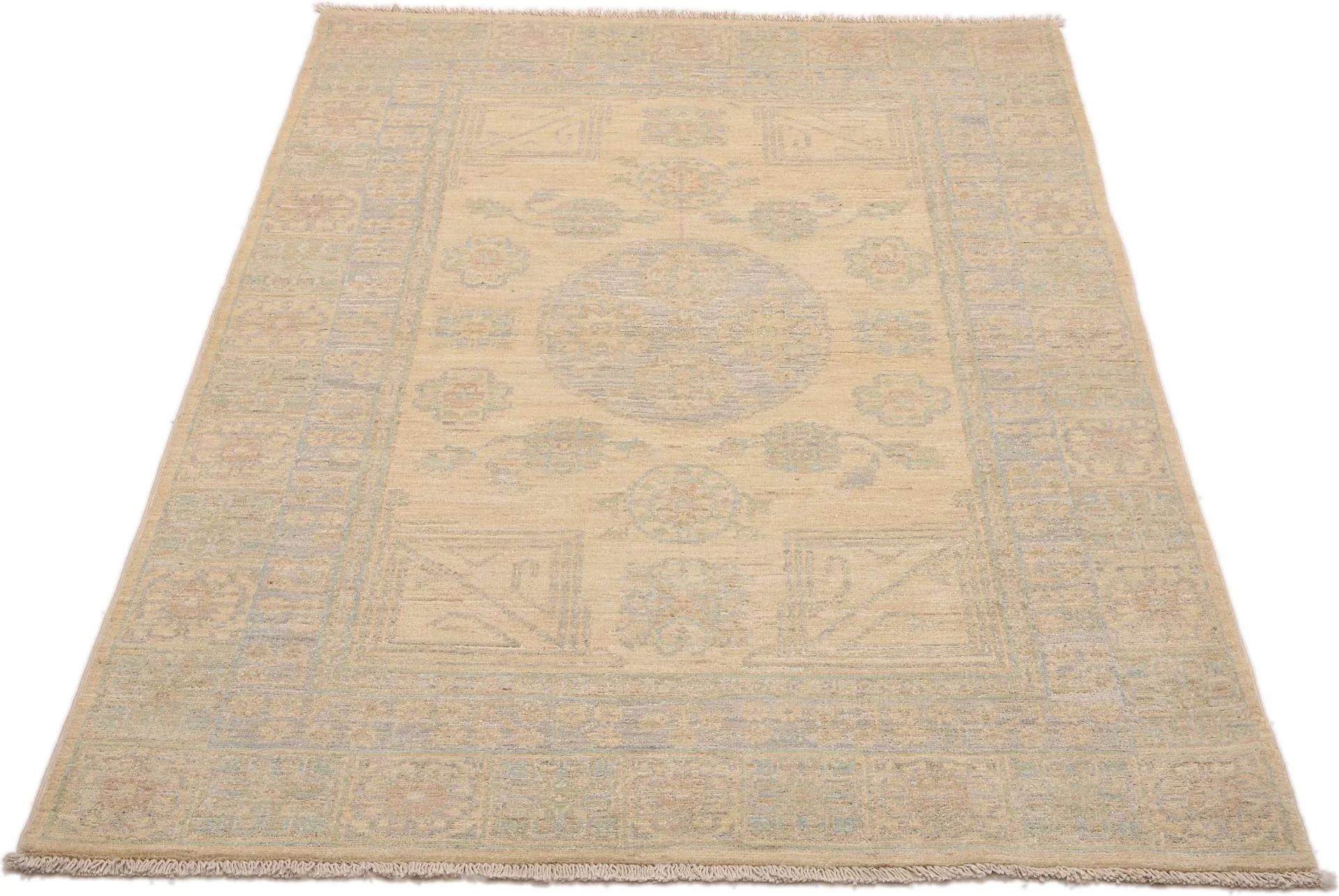 Alternative view of Ziegler Pakistani Rug 116 × 180 cm in Wool, hand-knotted