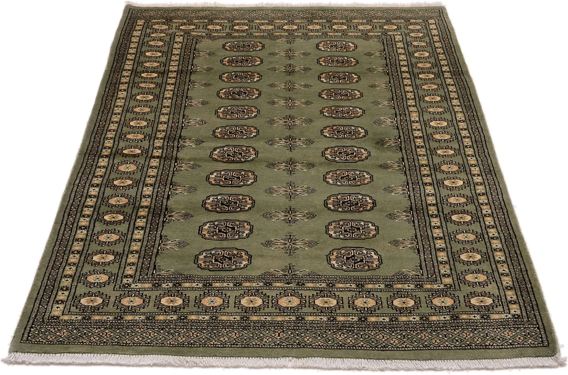 Alternative view of Pakistani Rug 125 × 191 cm in Wool, hand-knotted