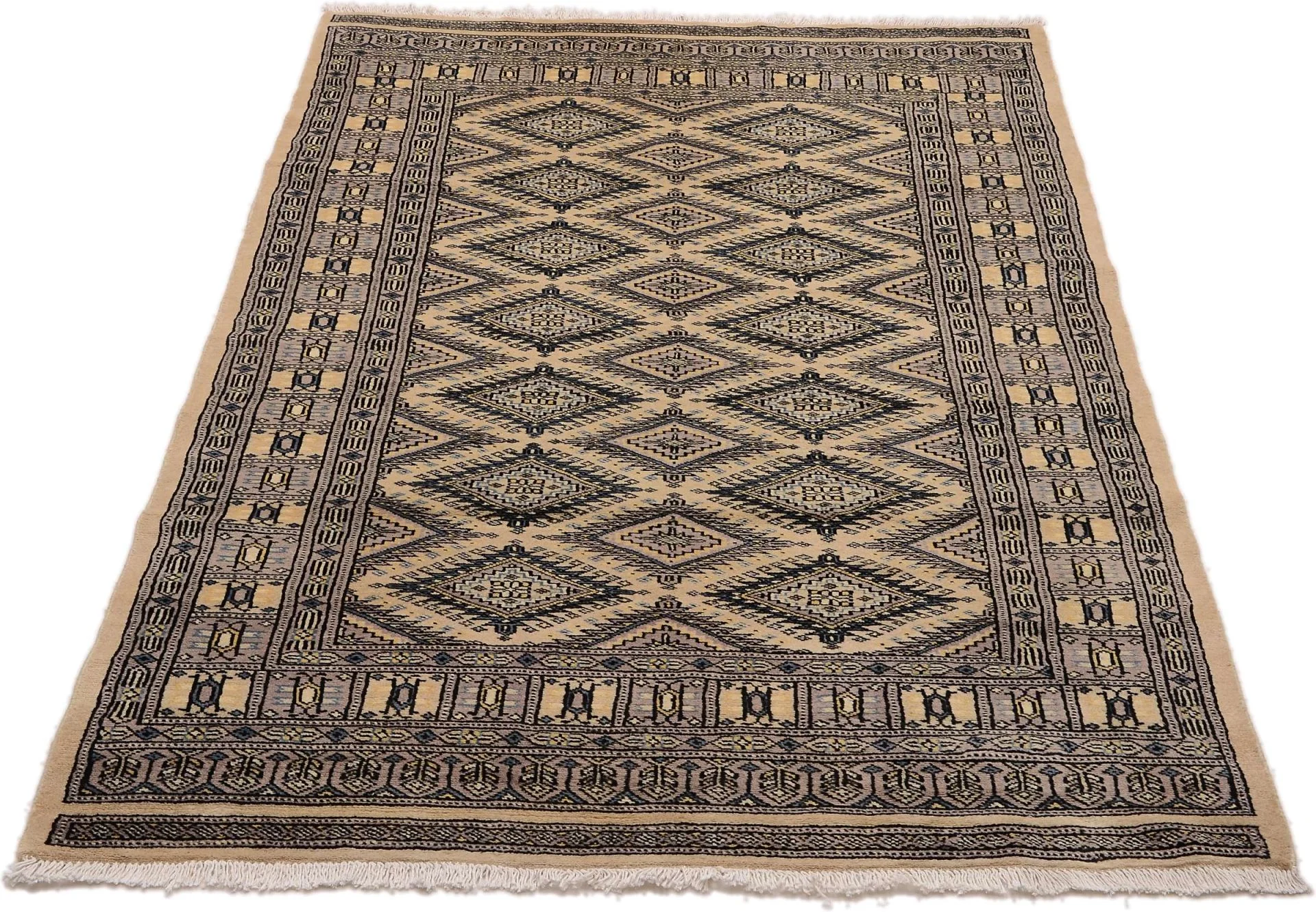 Alternative view of Hand-Knotted Pakistani Rug, 118 × 190 cm, Wool