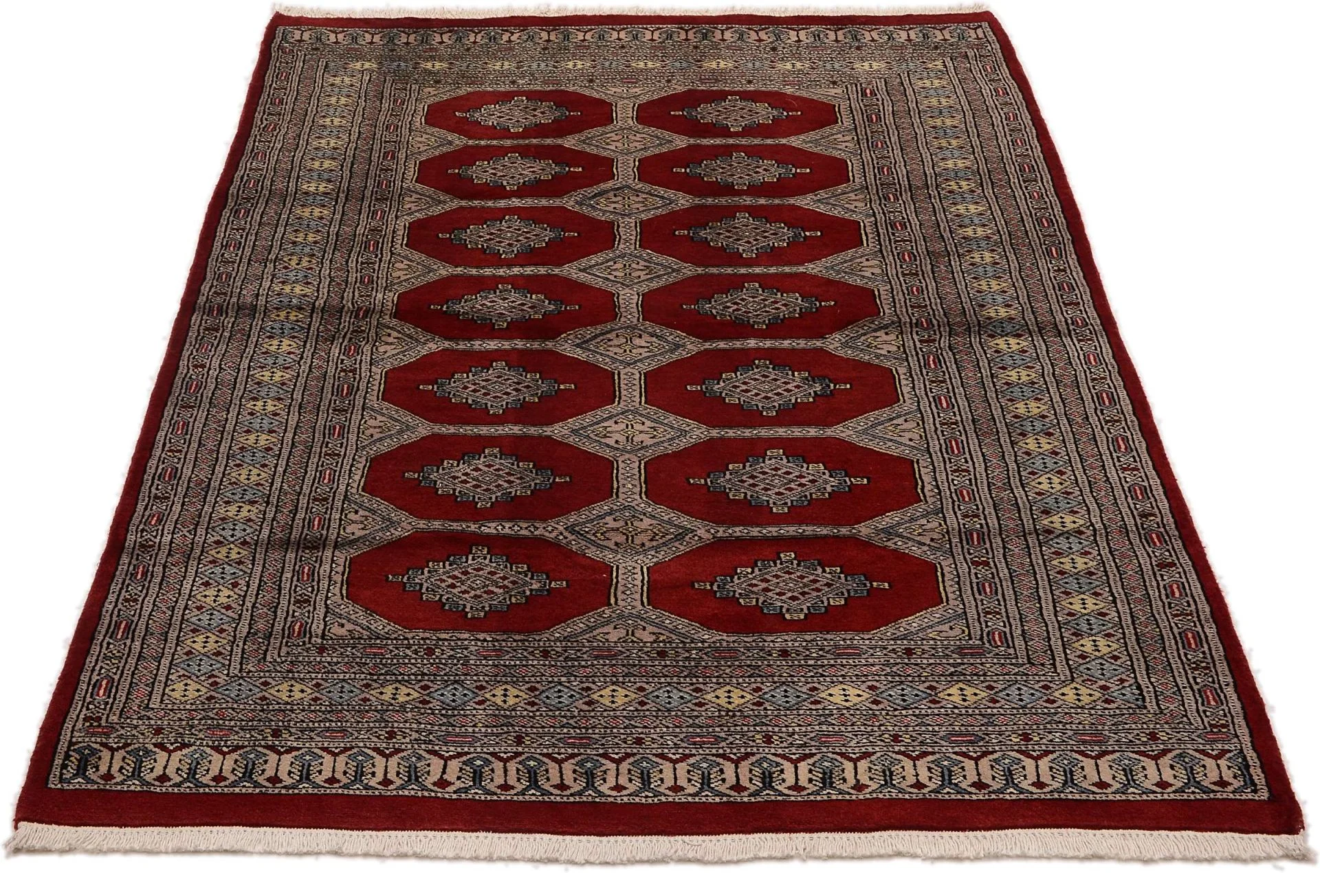 Alternative view of Pakistani Rug 121 × 187 cm in Wool, hand-knotted