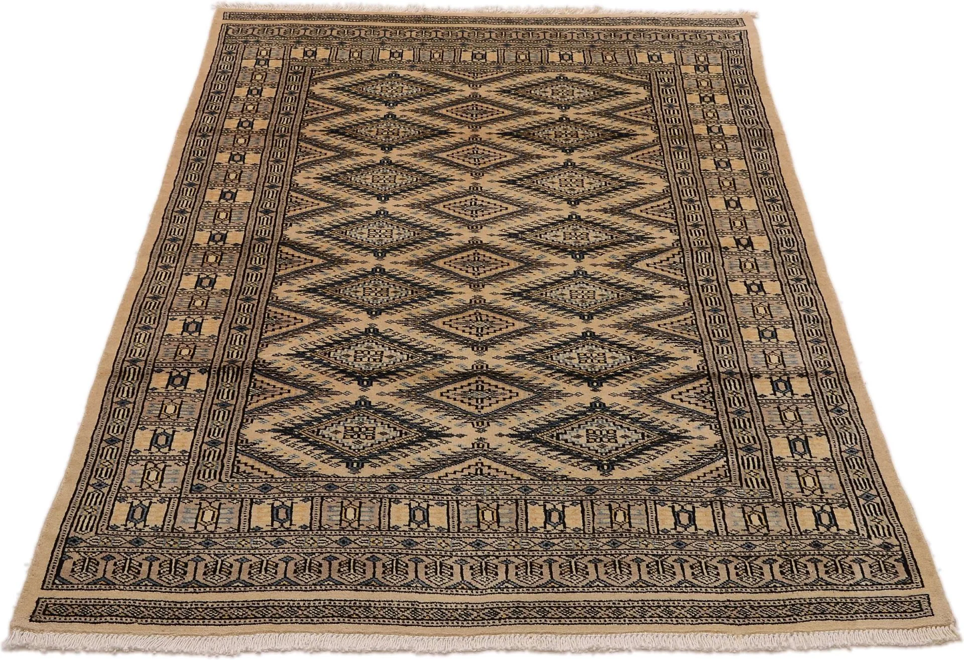 Alternative view of Wool Pakistani Rug 118 × 190 cm, hand-knotted