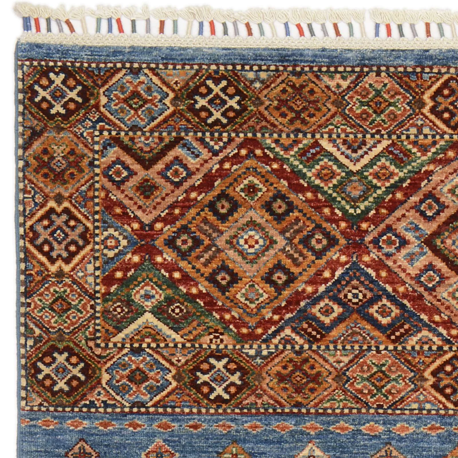 Hand-Knotted Samarkand Pakistani Rug, 124 × 189 cm, Wool - Image 5