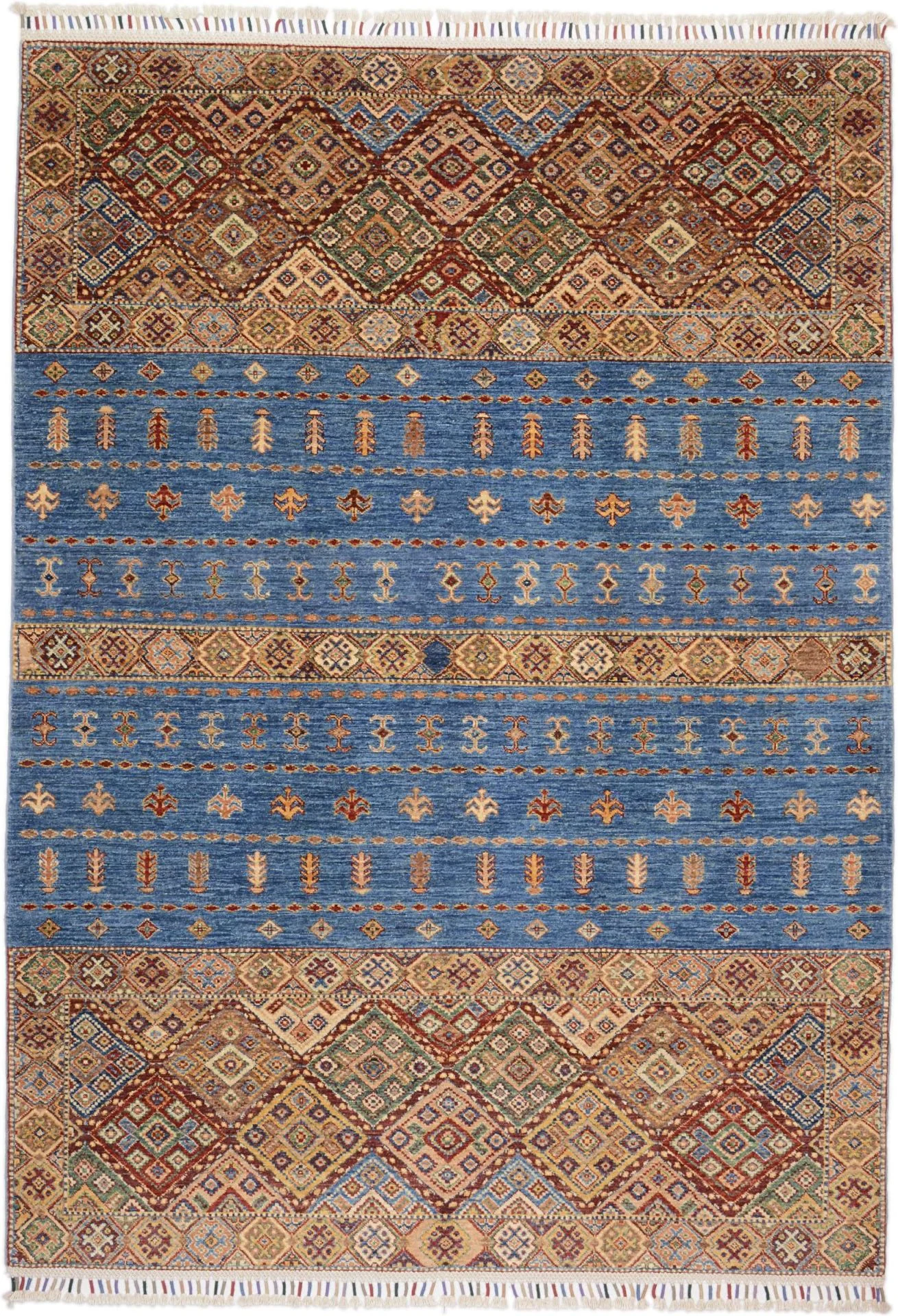 Hand-Knotted Samarkand Pakistani Rug, 174 × 243 cm, Wool