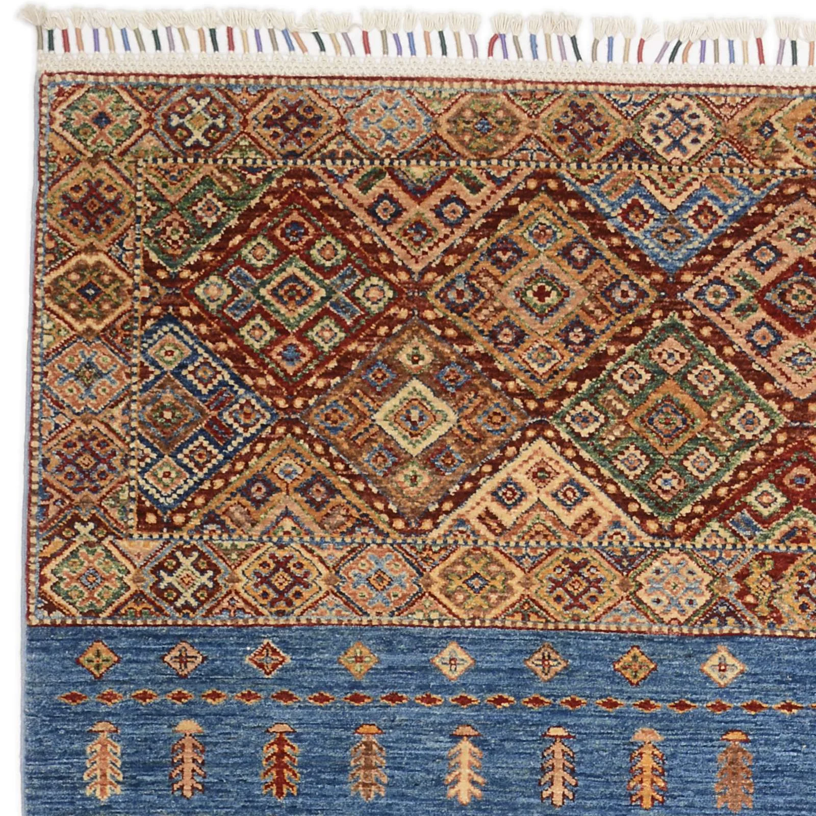 Hand-Knotted Samarkand Pakistani Rug, 174 × 243 cm, Wool - Image 5