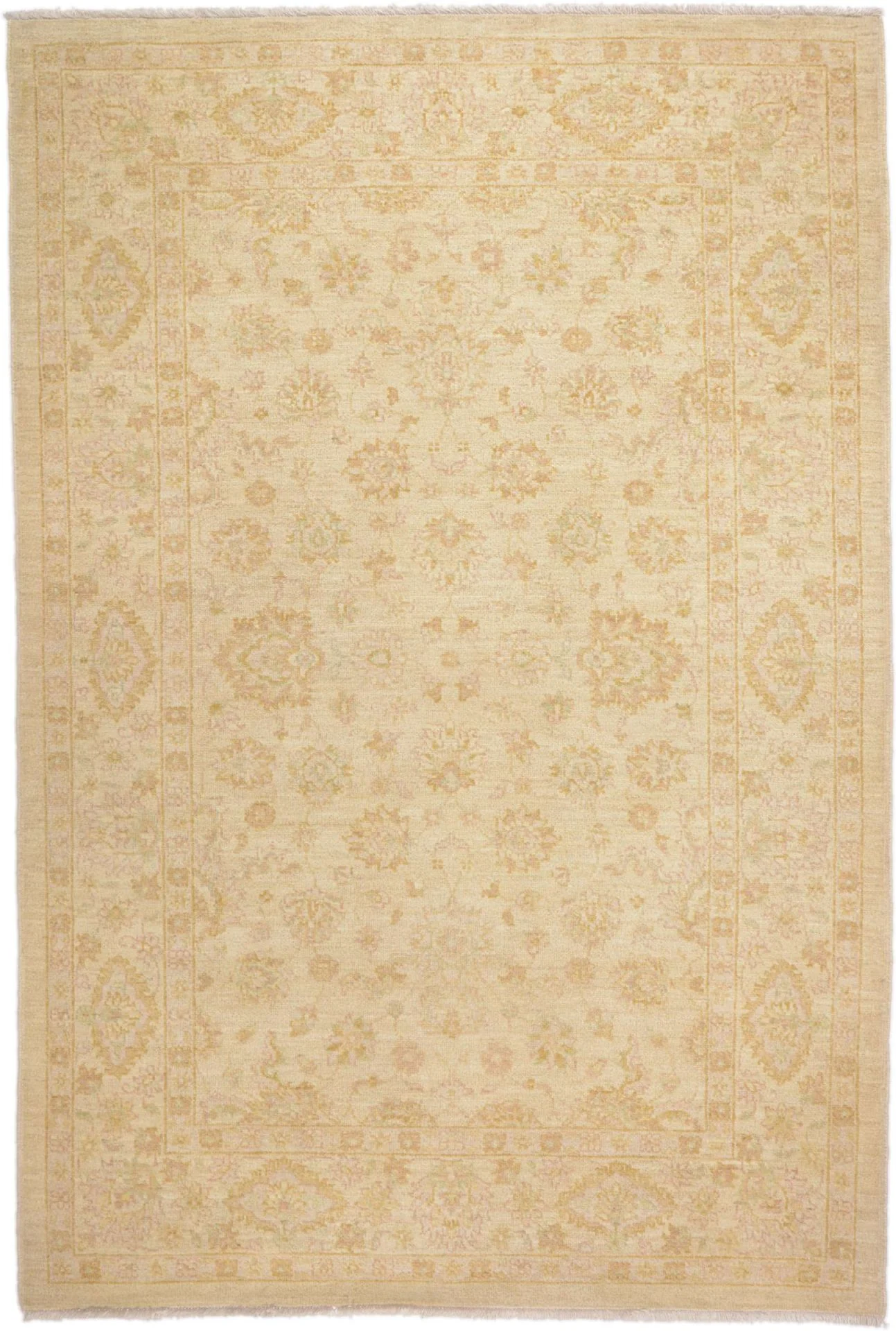Ziegler Pakistani Rug 125 × 184 cm in Wool, hand-knotted