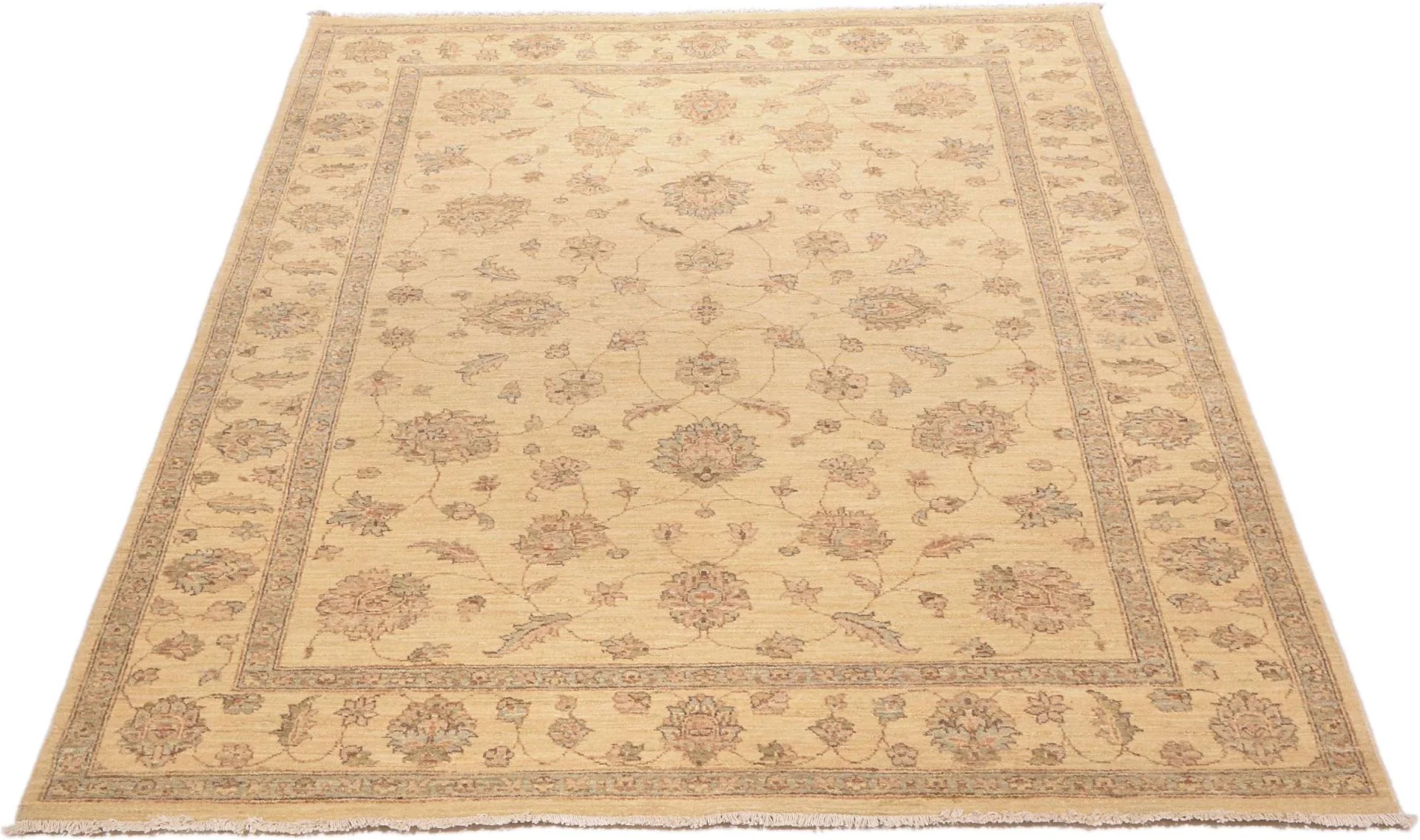 Alternative view of Wool Ziegler Afghan Rug 170 × 234 cm, hand-knotted