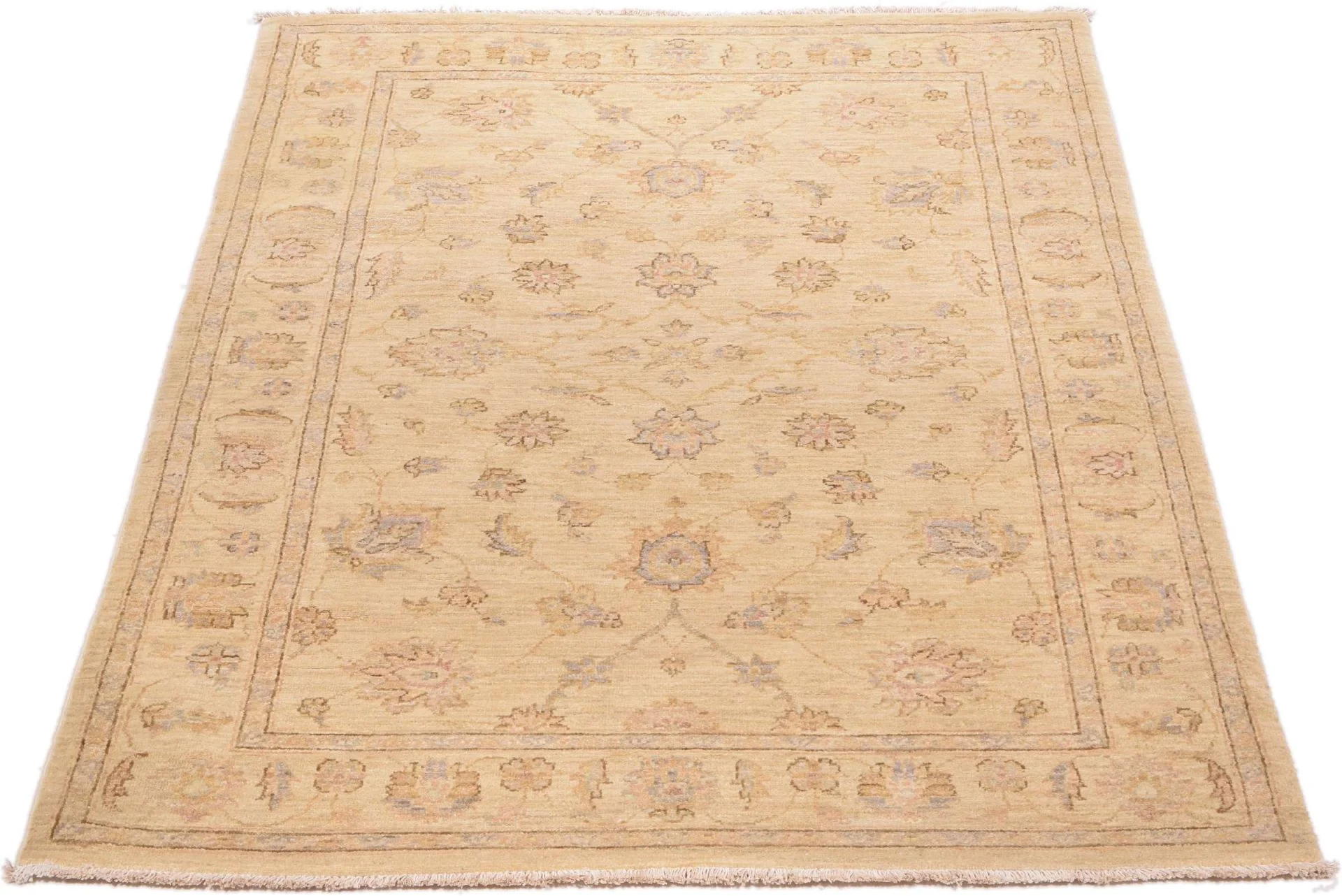Alternative view of Wool Ziegler Pakistani Rug 126 × 189 cm, hand-knotted