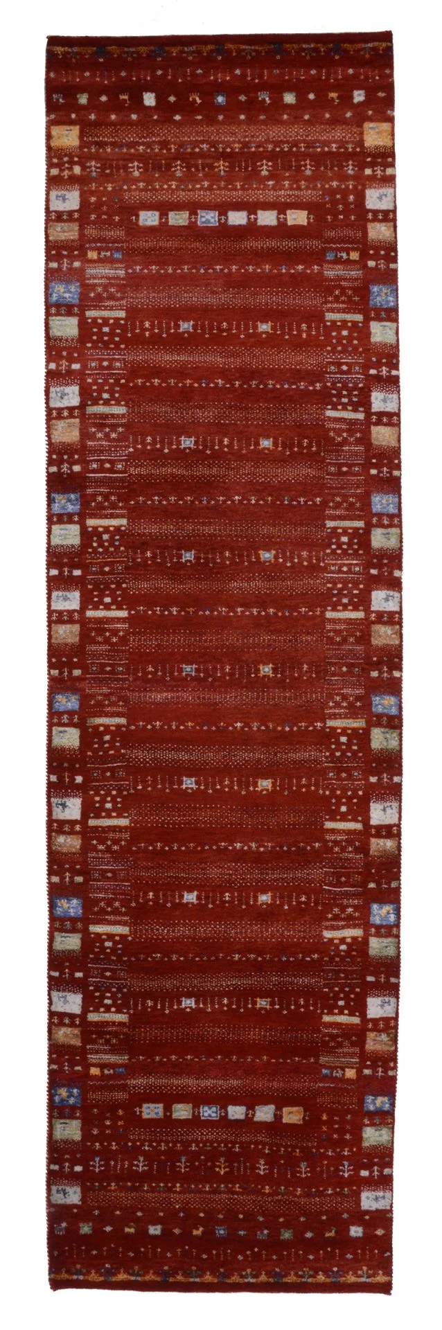 Wool Loribaft Indian Rug 83 × 303 cm, hand-knotted