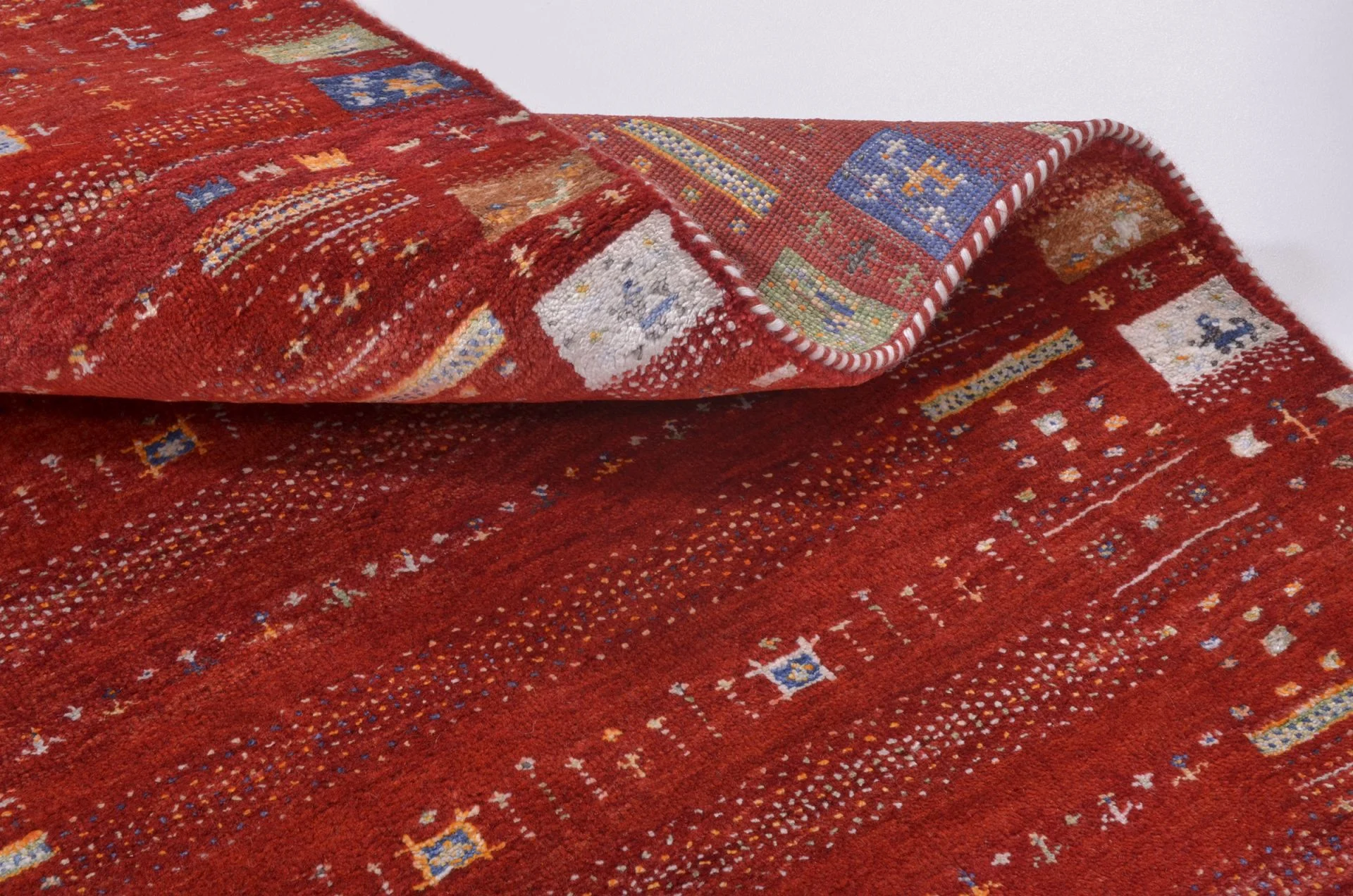 Wool Loribaft Indian Rug 83 × 303 cm, hand-knotted - Image 3