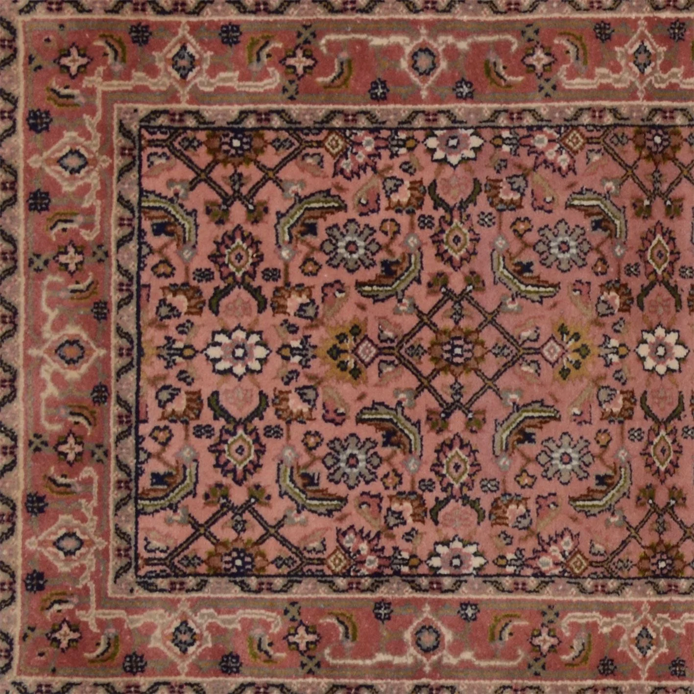 Bijar Indian Rug 80 × 255 cm in Wool, hand-knotted - Image 4