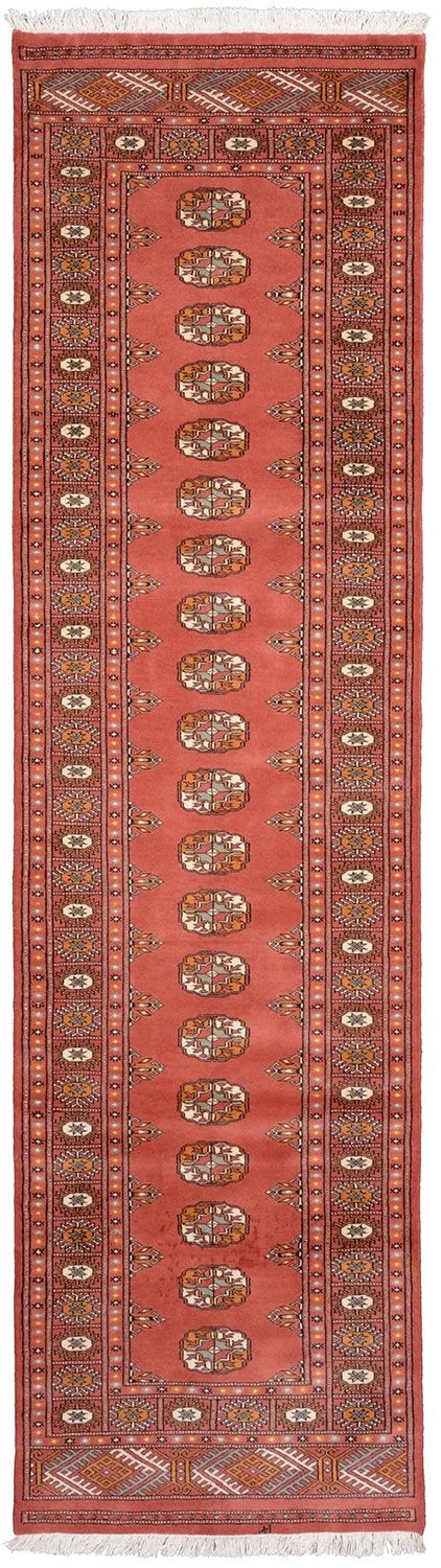 Hand-Knotted Pakistani Rug, 78 × 290 cm, Wool