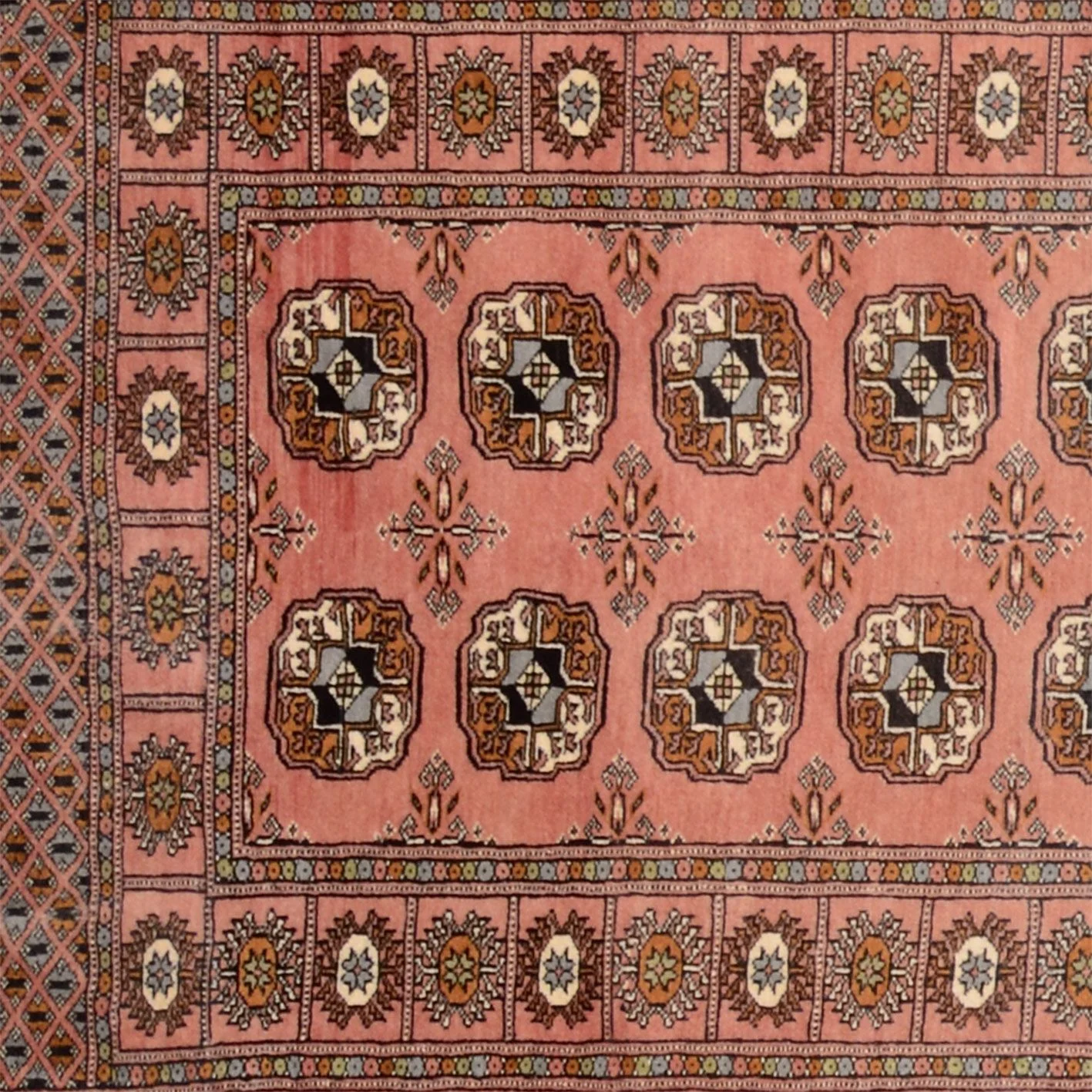 Hand-Knotted Pakistani Rug, 80 × 293 cm, Wool - Image 4