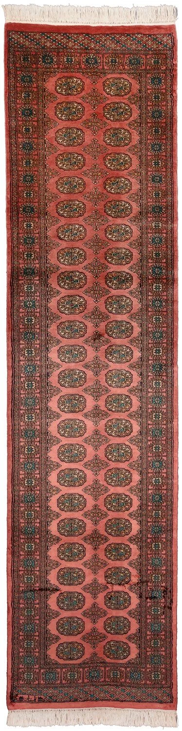 Hand-Knotted Pakistani Rug, 81 × 322 cm, Wool