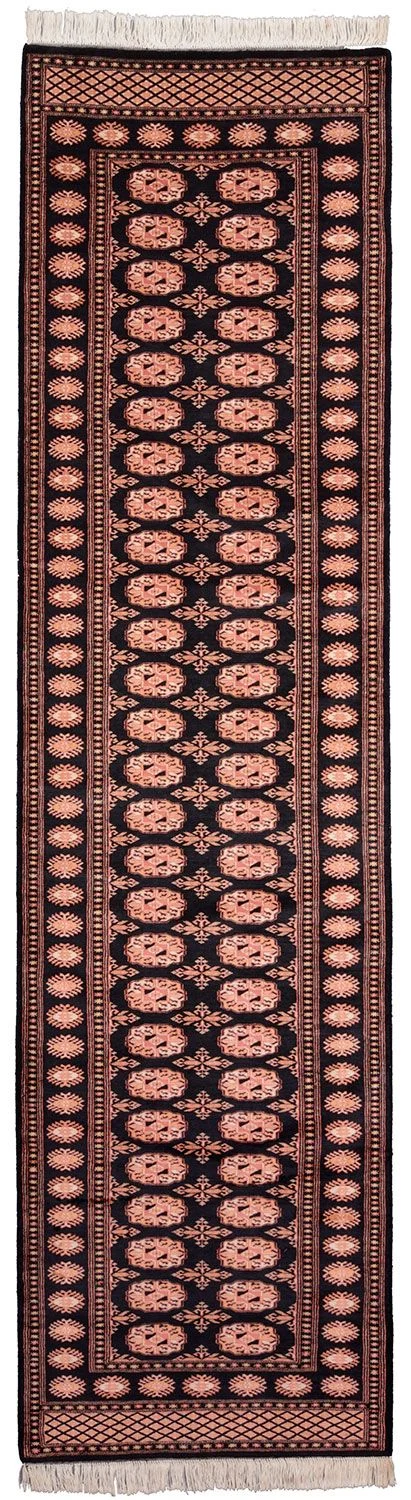 Hand-Knotted Pakistani Rug, 80 × 304 cm, Wool