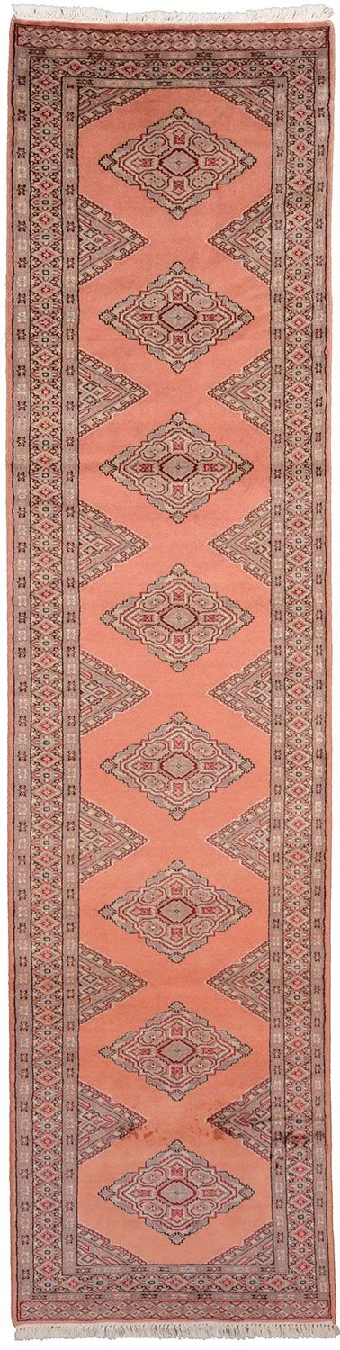 Wool Pakistani Rug 76 × 307 cm, hand-knotted