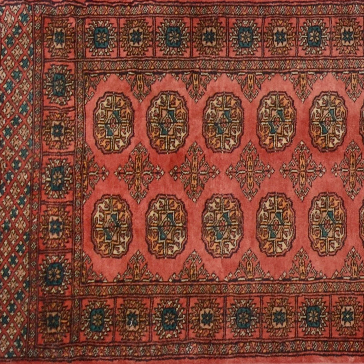Hand-Knotted Pakistani Rug, 81 × 322 cm, Wool - Image 4