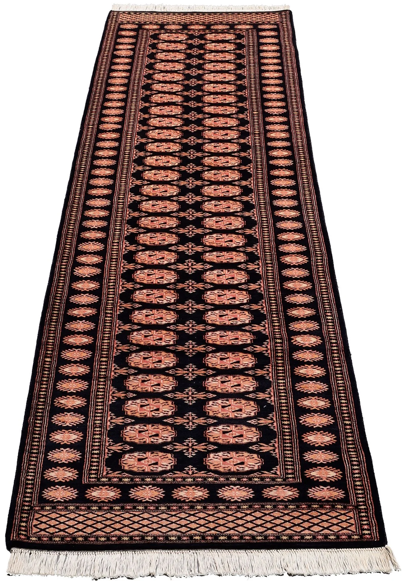 Alternative view of Hand-Knotted Pakistani Rug, 80 × 304 cm, Wool