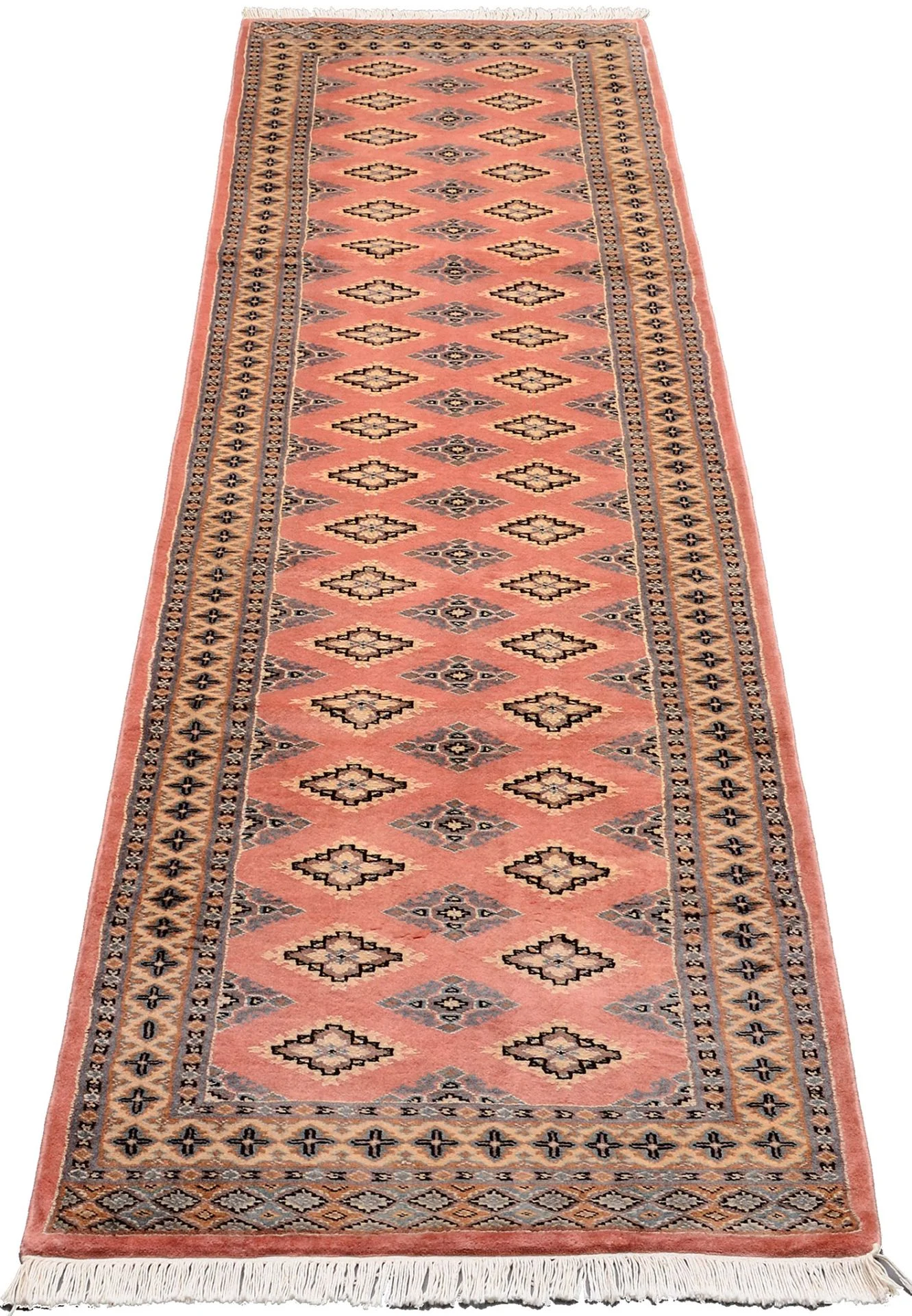 Alternative view of Pakistani Rug 78 × 305 cm in Wool, hand-knotted