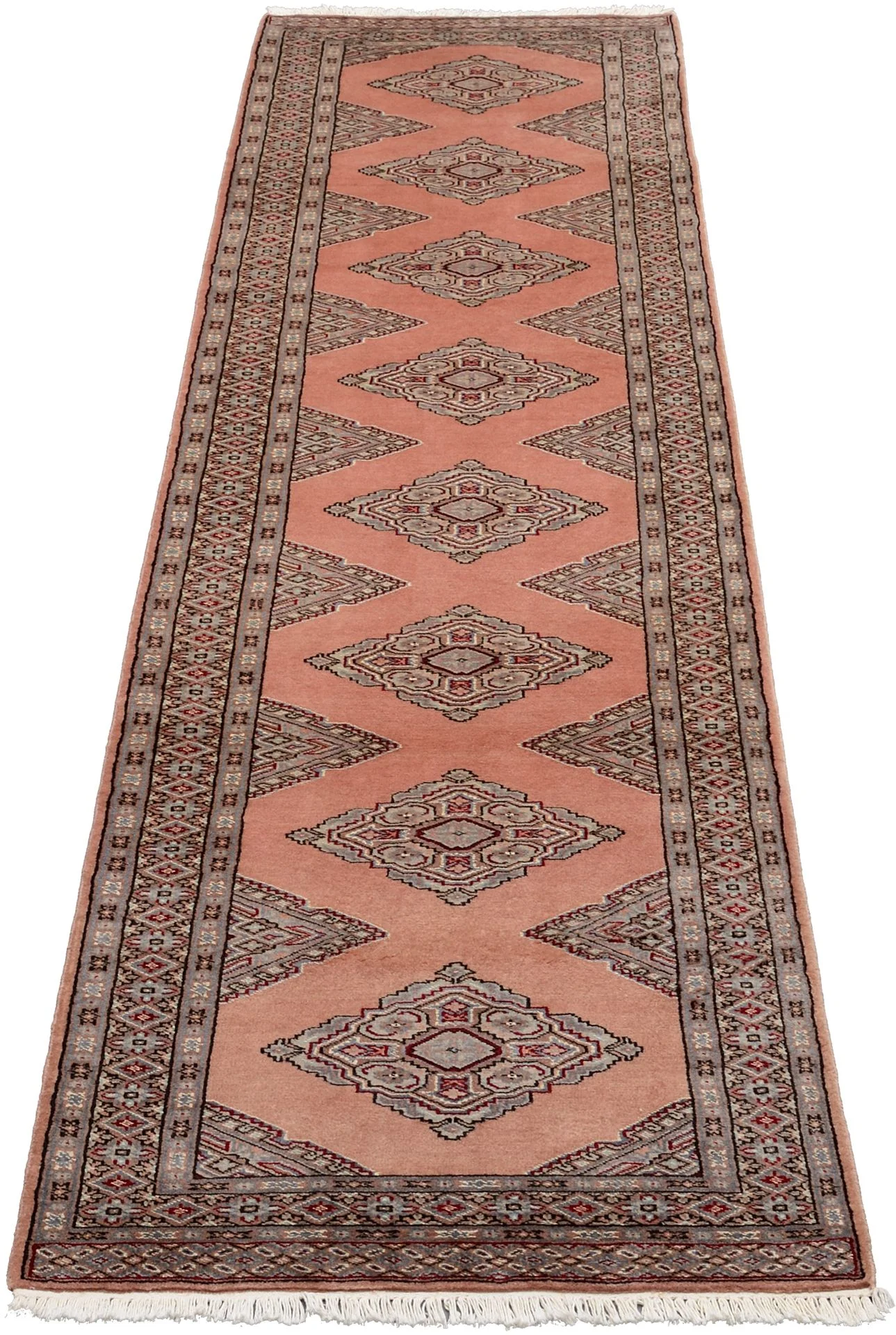 Alternative view of Wool Pakistani Rug 76 × 307 cm, hand-knotted