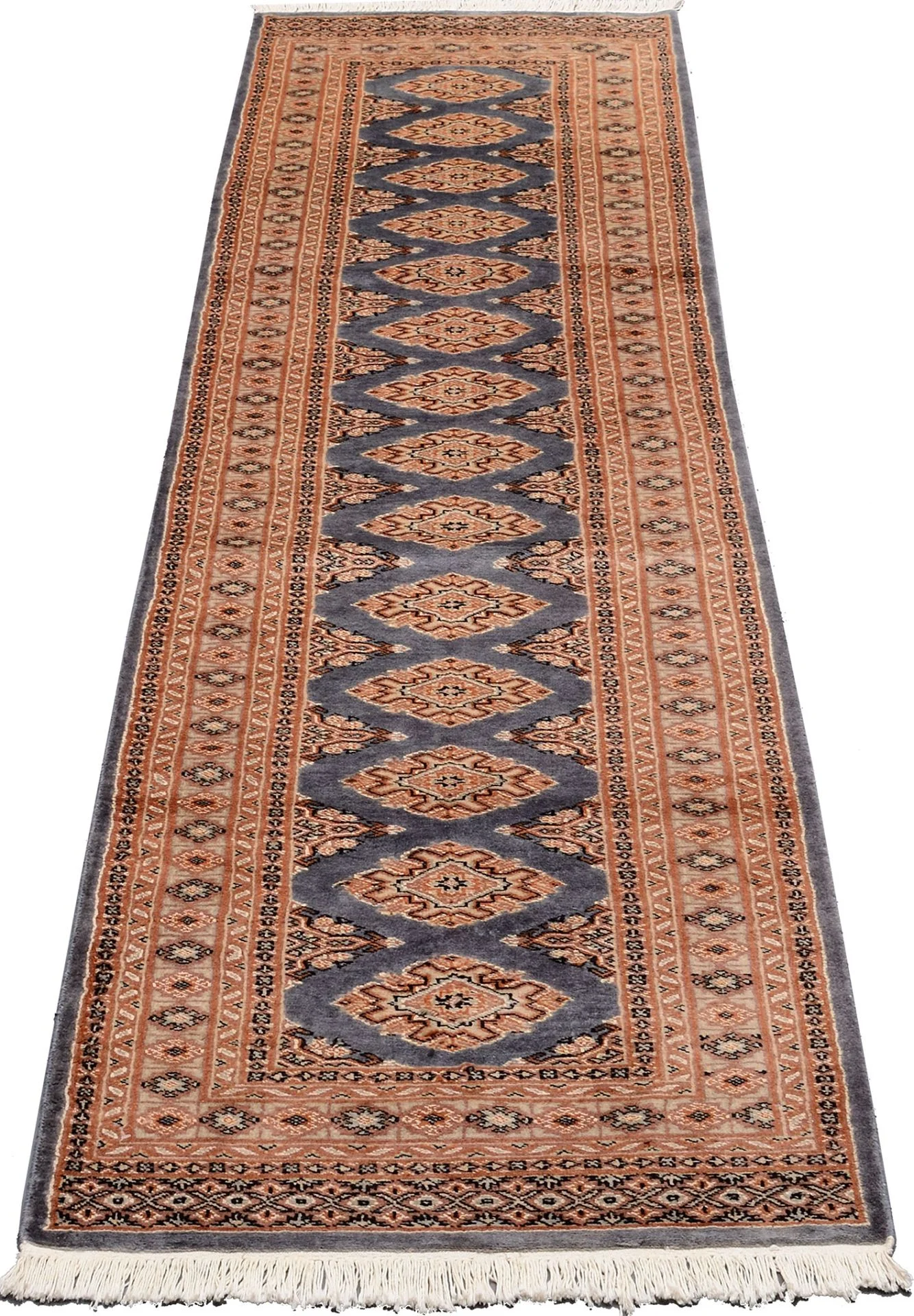 Alternative view of Hand-Knotted Pakistani Rug, 78 × 304 cm, Wool