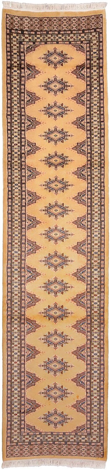 Pakistani Rug 82 × 341 cm in Wool, hand-knotted