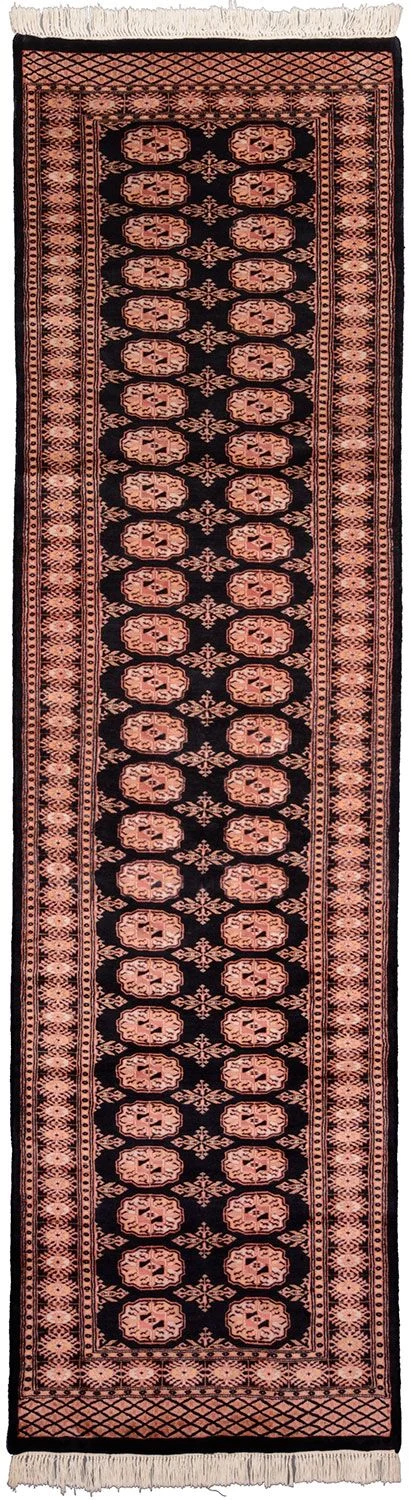 Wool Pakistani Rug 80 × 290 cm, hand-knotted