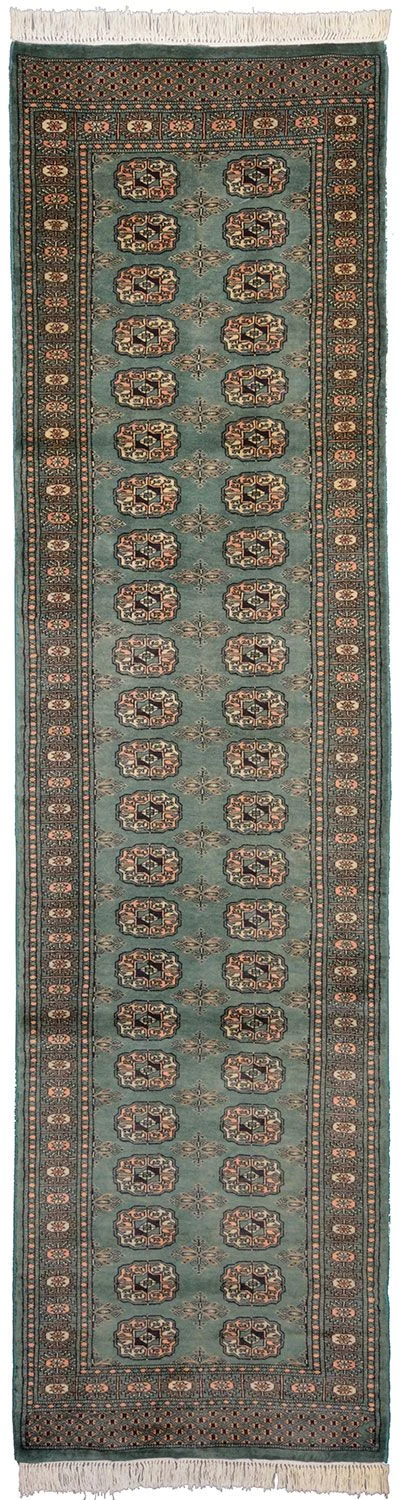 Wool Pakistani Rug 79 × 298 cm, hand-knotted
