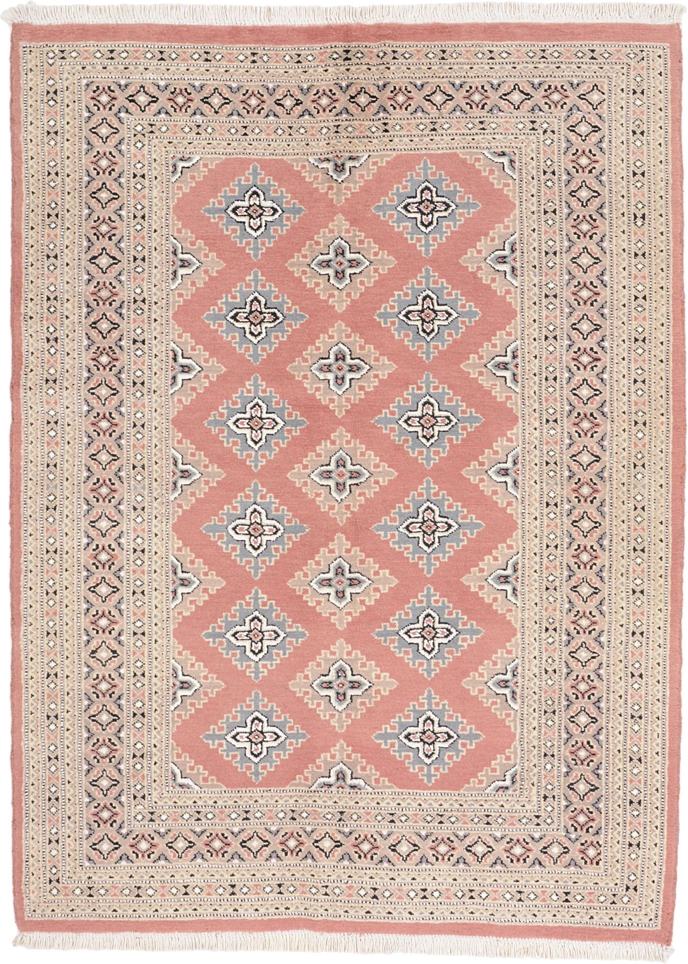 Hand-Knotted Pakistani Rug, 125 × 170 cm, Wool