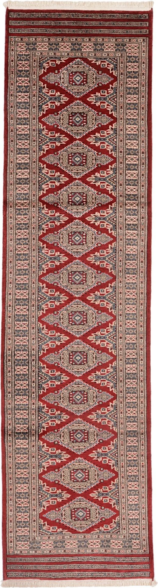 Hand-Knotted Pakistani Rug, 79 × 300 cm, Wool