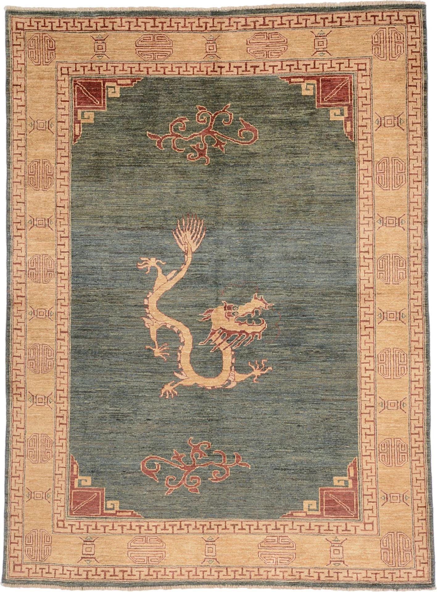 Wool Ziegler Pakistani Rug 170 × 232 cm, hand-knotted