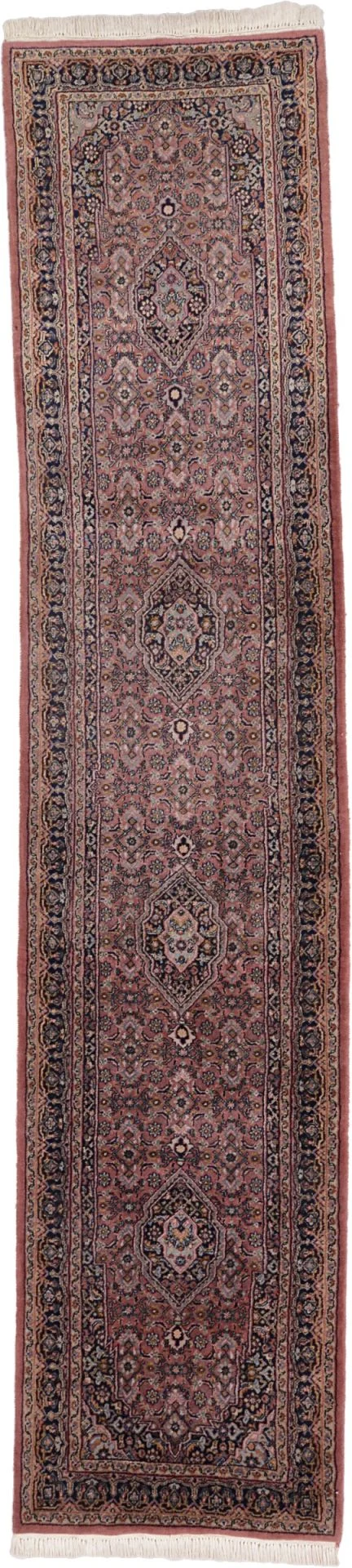Wool Indian Rug 80 × 371 cm, hand-knotted