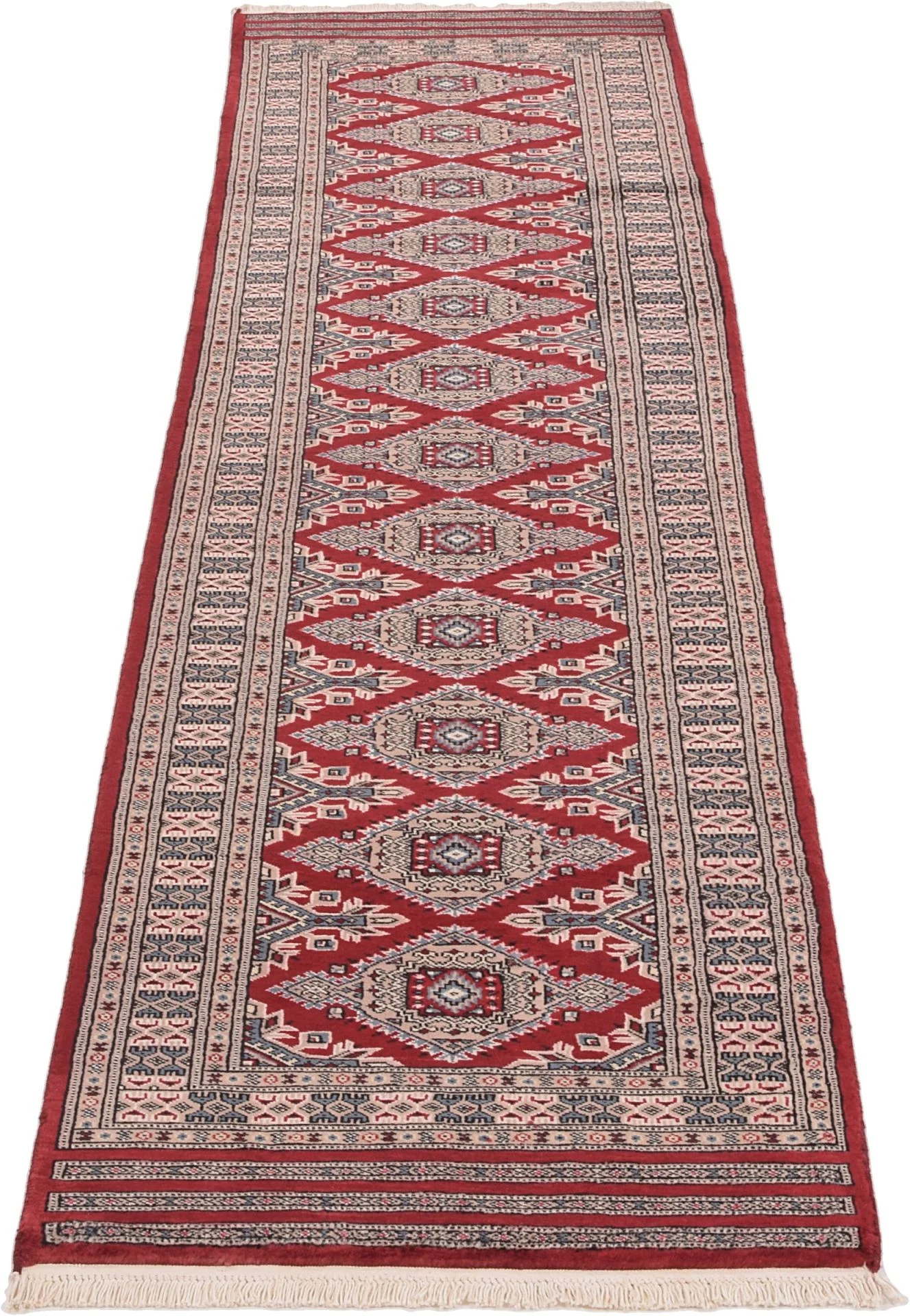 Hand-Knotted Pakistani Rug, 79 × 300 cm, Wool - Image 3