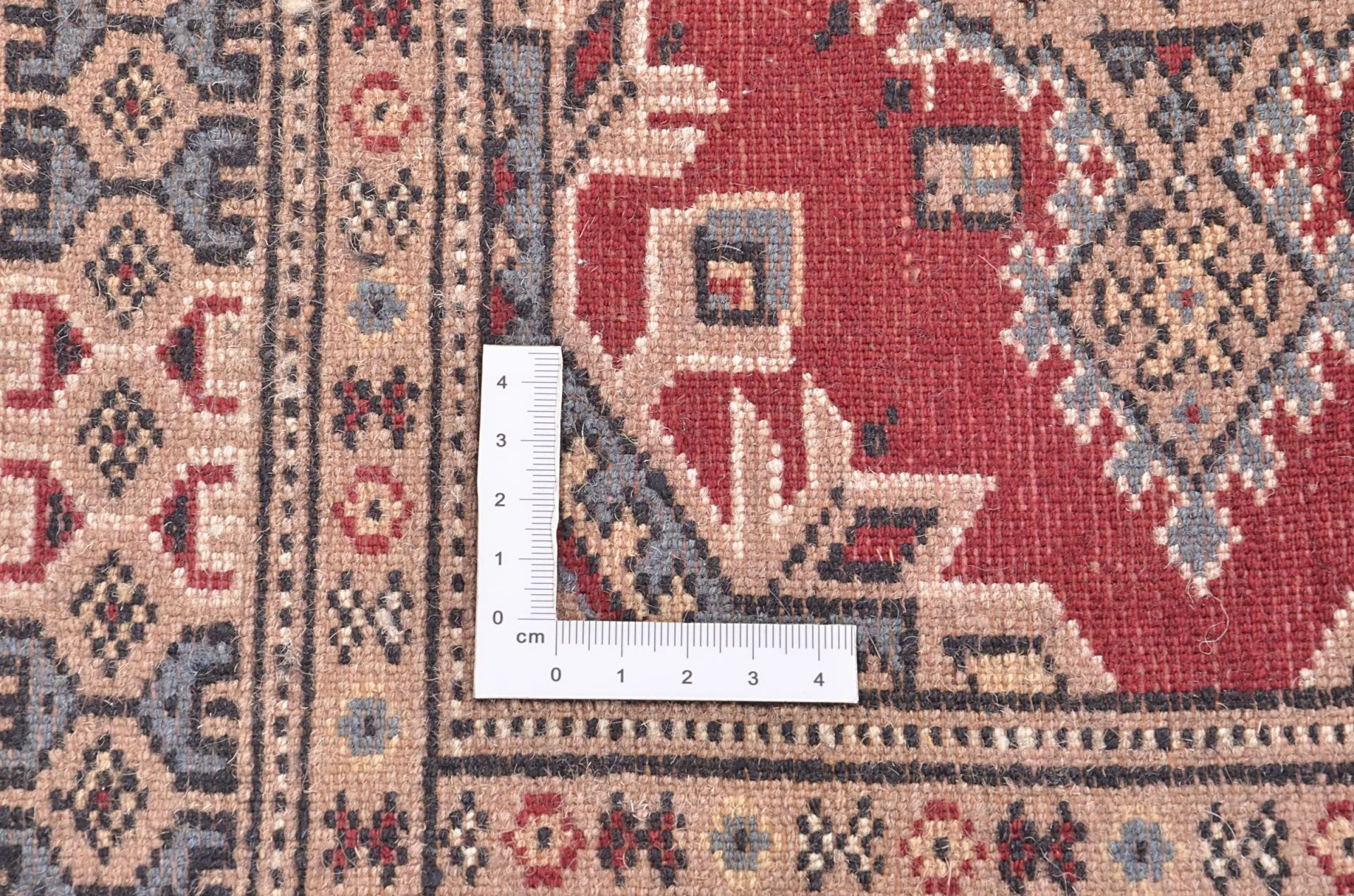 Hand-Knotted Pakistani Rug, 79 × 300 cm, Wool - Image 4