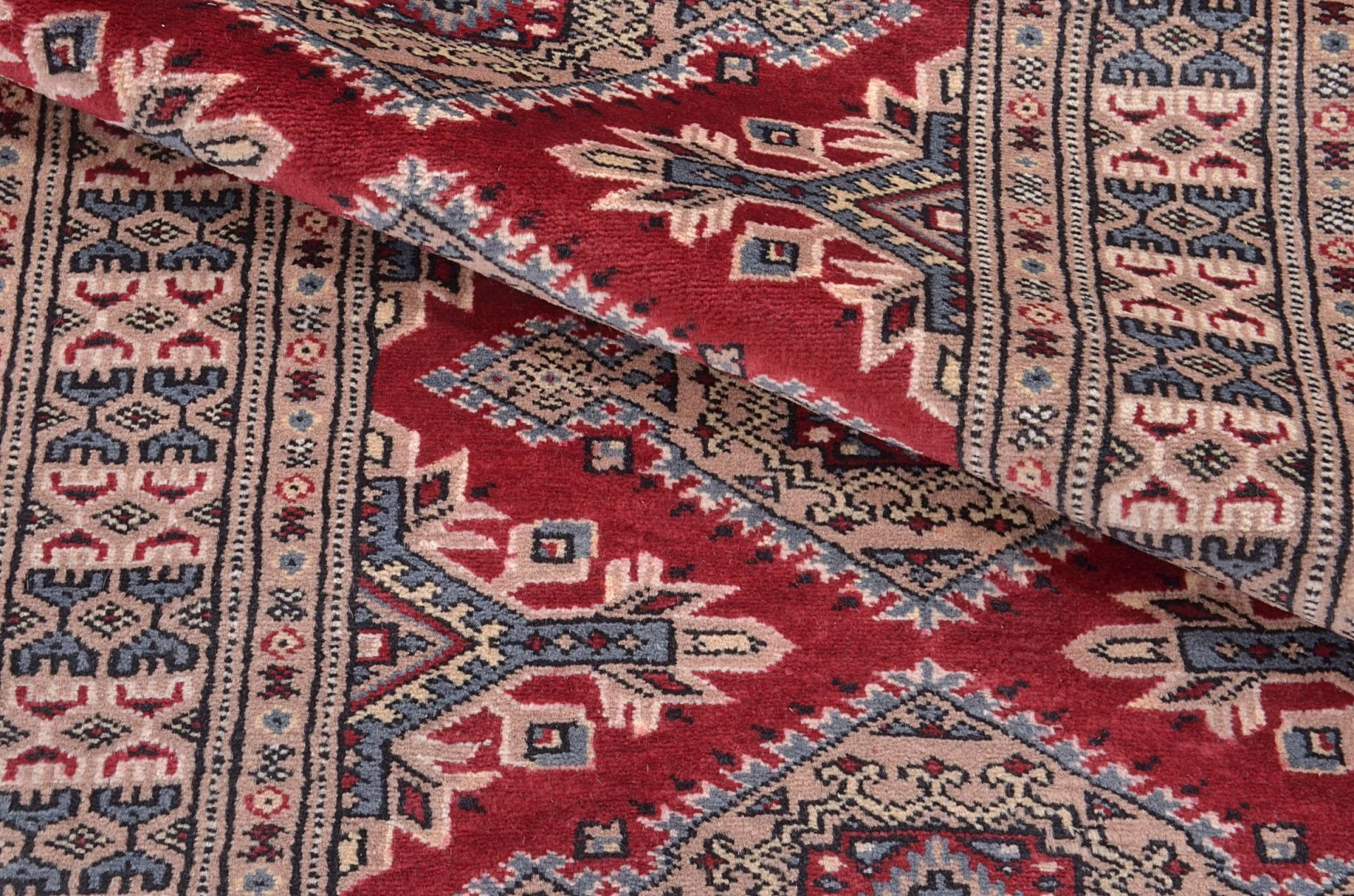 Hand-Knotted Pakistani Rug, 79 × 300 cm, Wool - Image 5