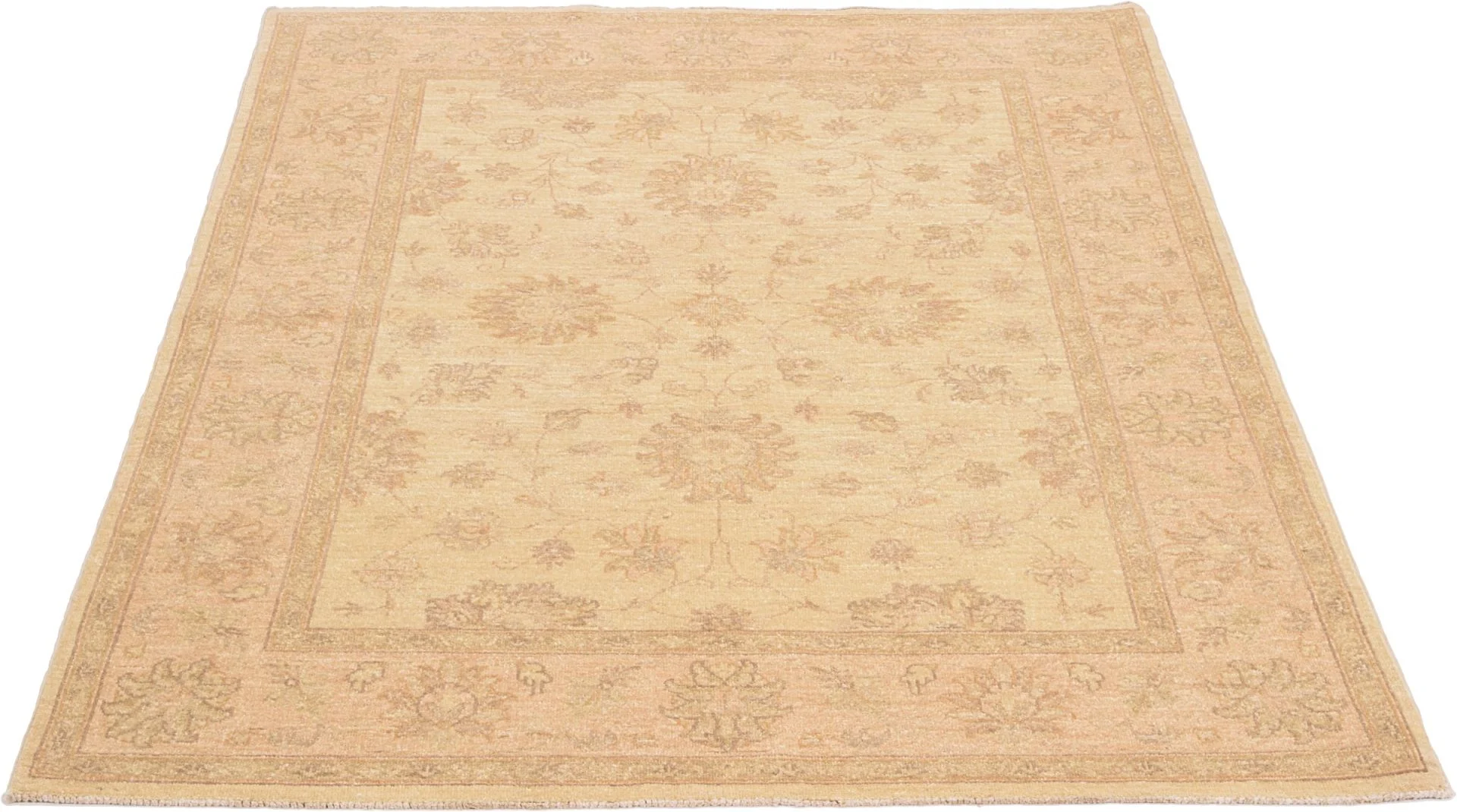 Alternative view of Wool Ziegler Pakistani Rug 145 × 198 cm, hand-knotted