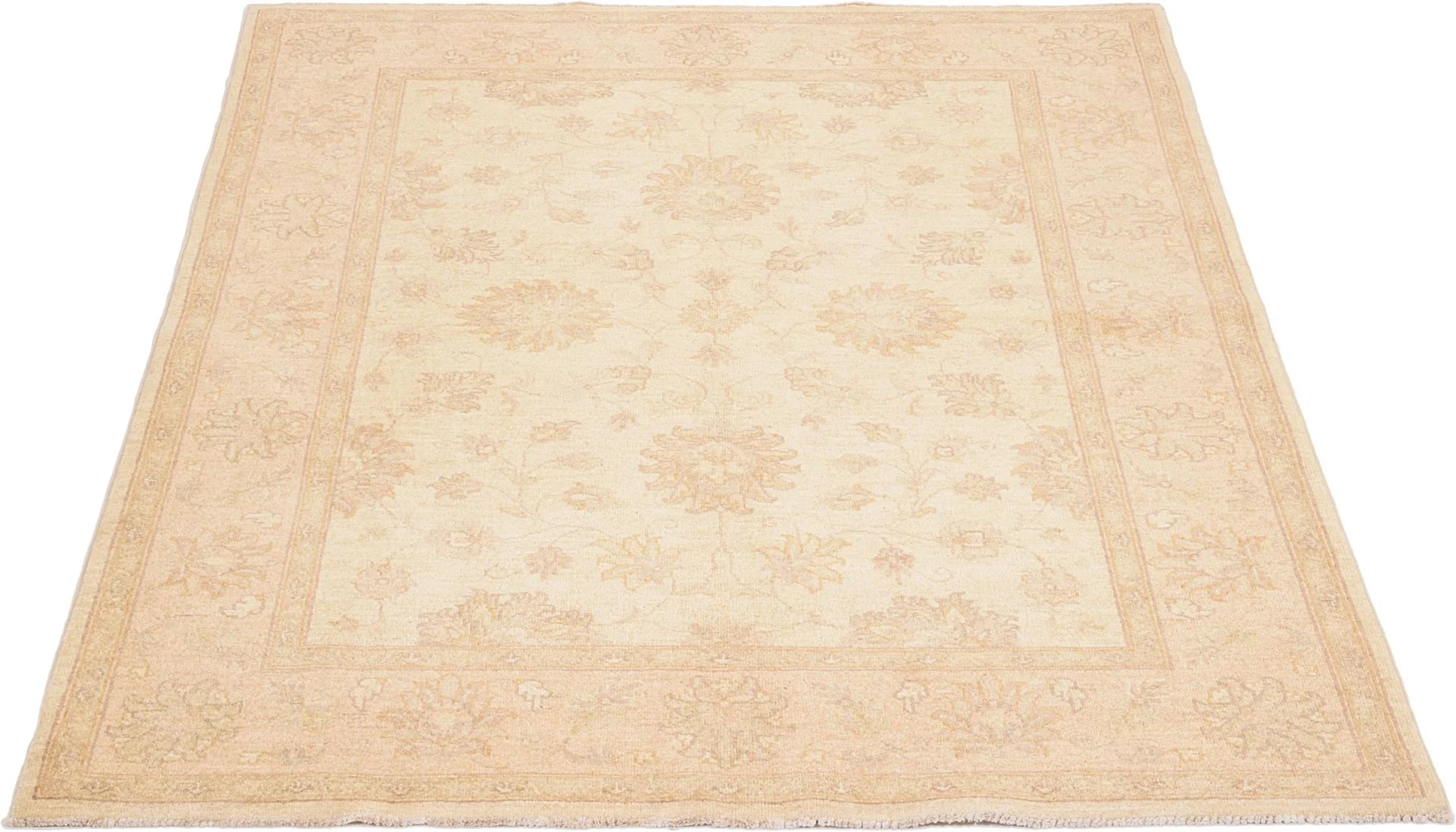 Wool Ziegler Pakistani Rug 145 × 198 cm, hand-knotted - Image 3