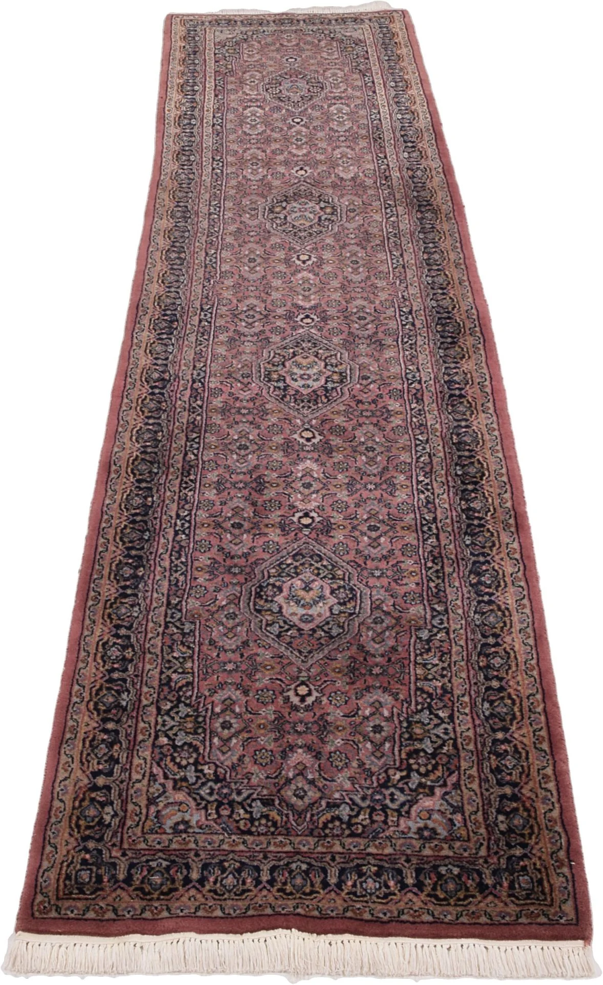 Alternative view of Wool Indian Rug 80 × 371 cm, hand-knotted