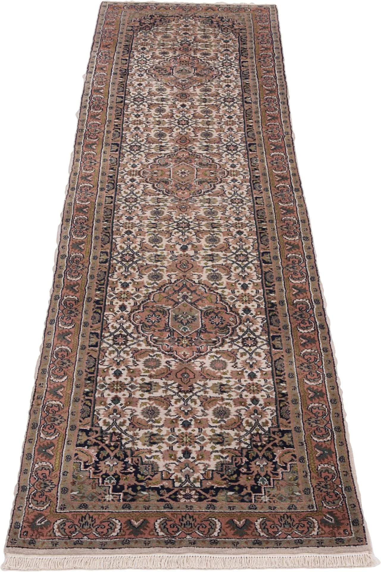 Alternative view of Indian Rug 78 × 312 cm in Wool, hand-knotted
