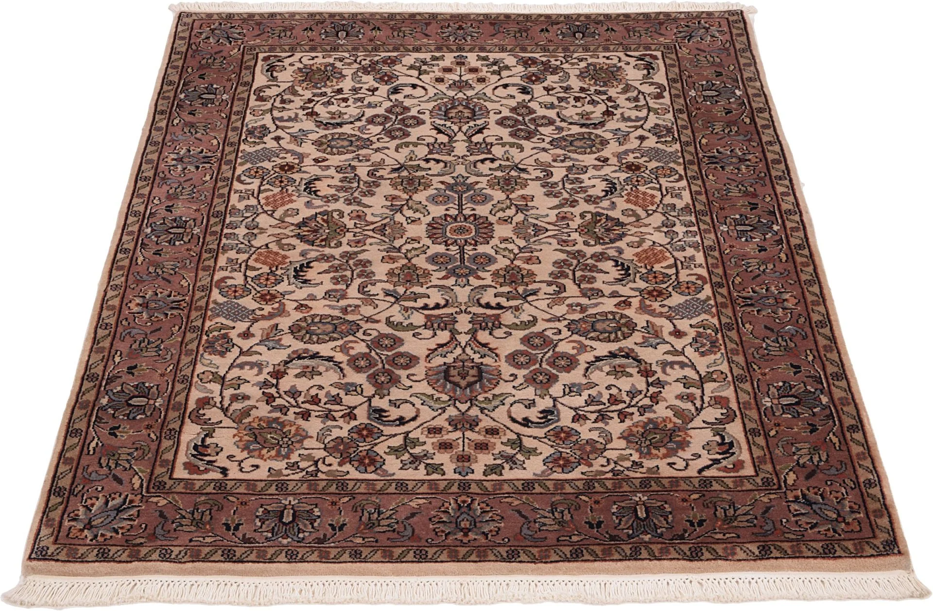 Alternative view of Indian Rug 123 × 179 cm in Wool, hand-knotted