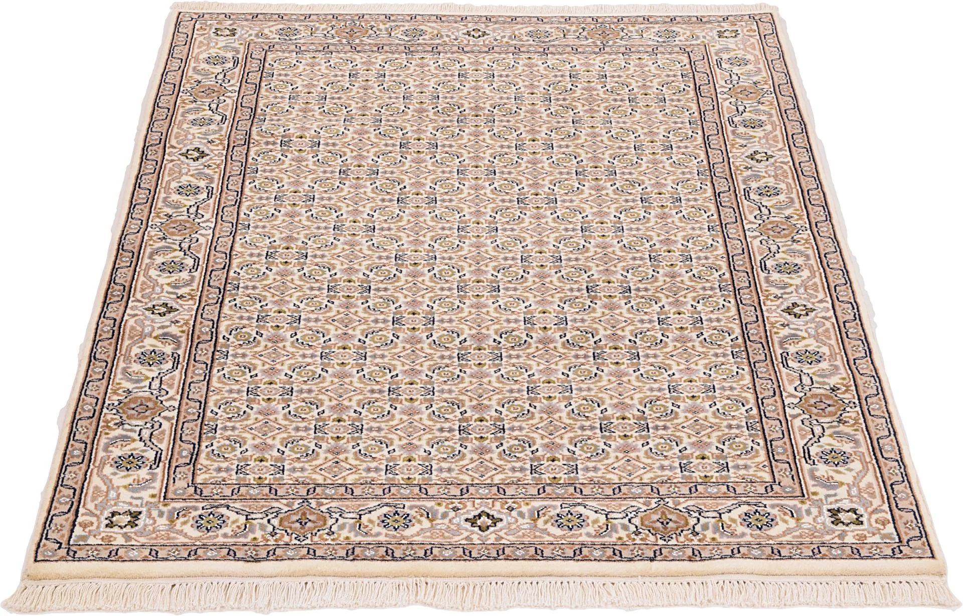 Hand-Knotted Tabriz Indian Rug, 122 × 177 cm, Wool - Image 3